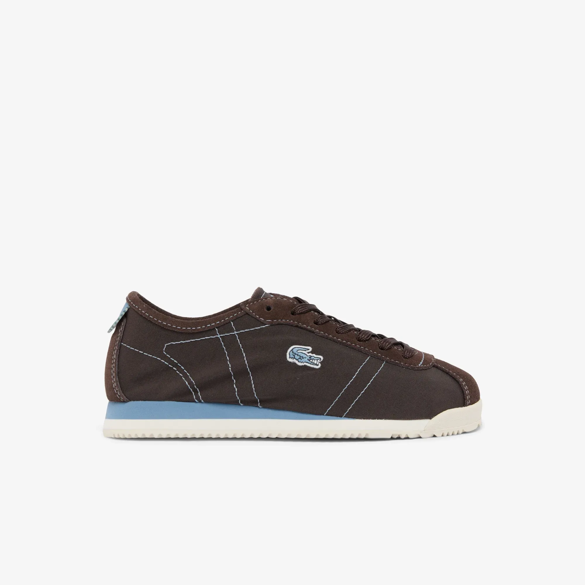 Lacoste Women’s Club-Low Sneakers - Dark Brown / Blue