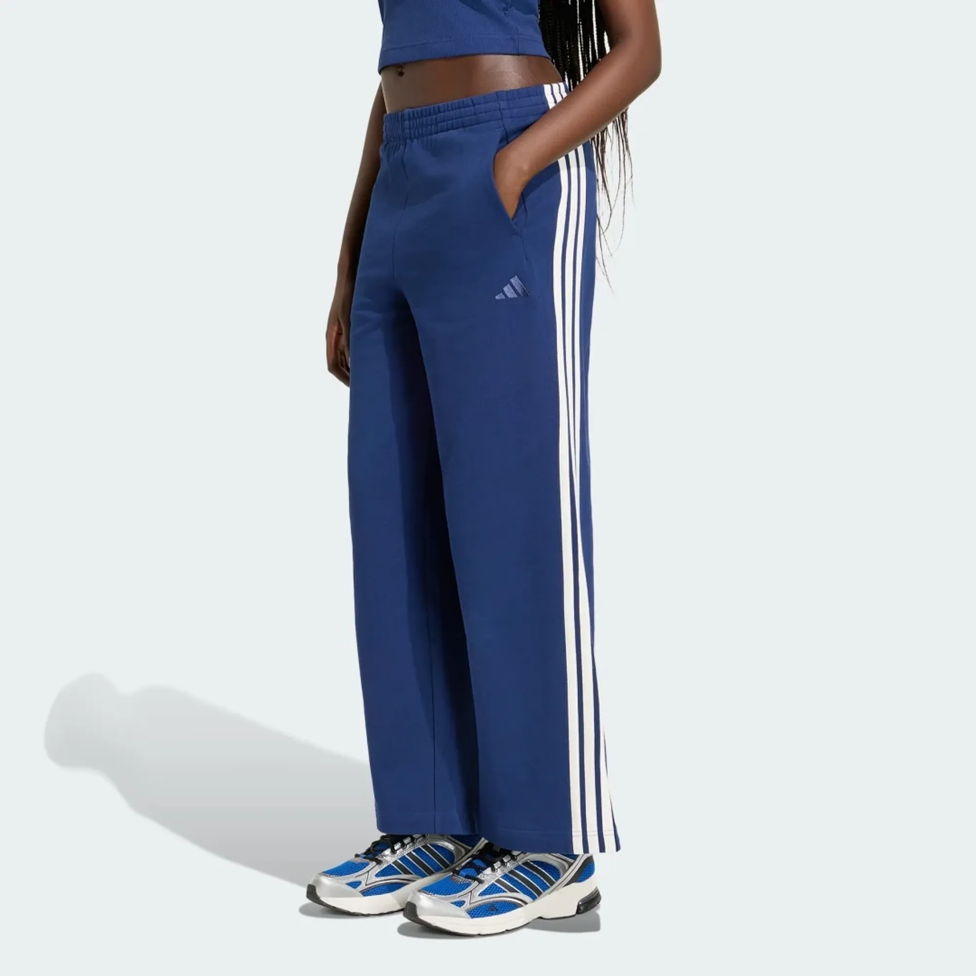 adidas adidas Kit 3-Stripes Wide Joggers