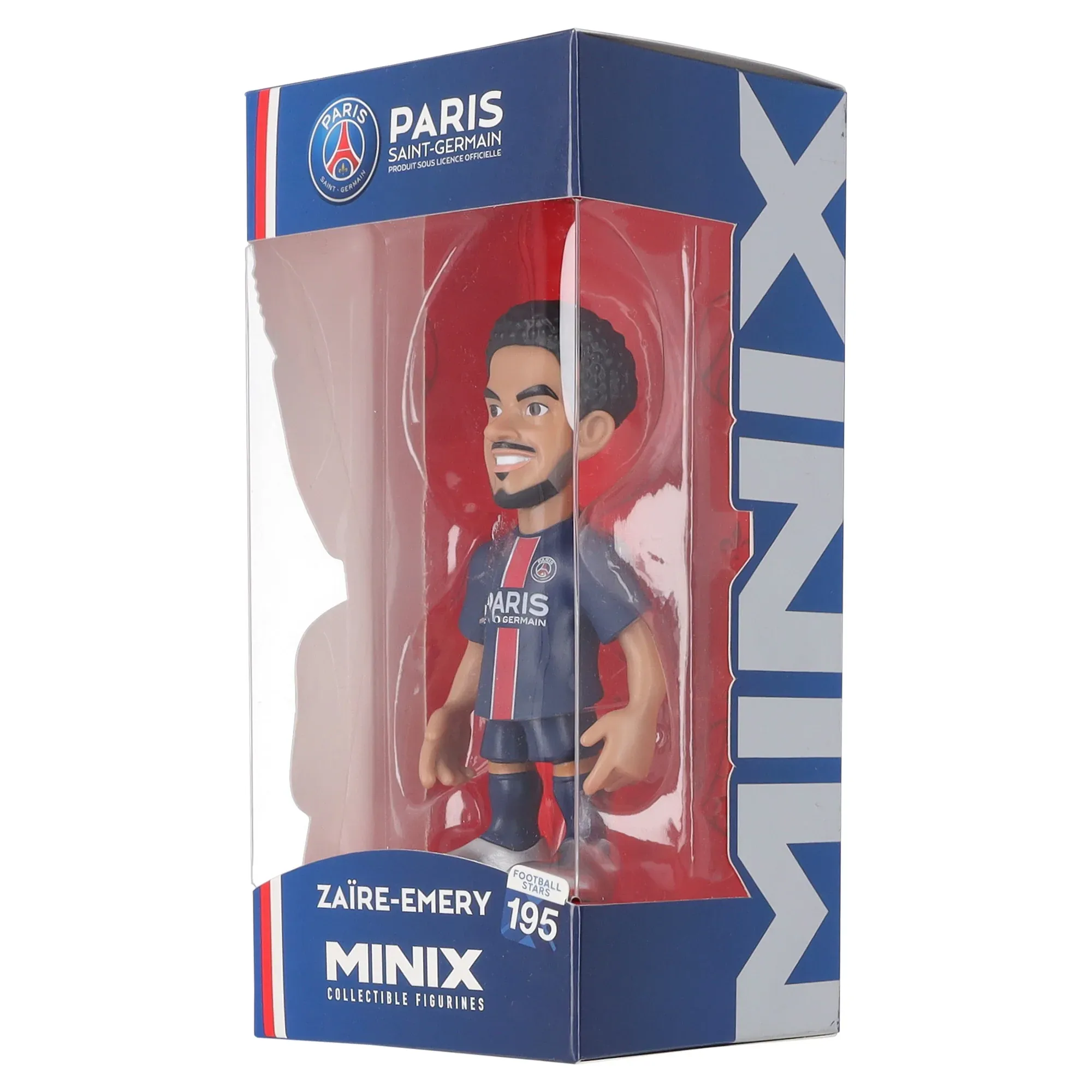 Paris Saint-Germain Minix - Football Stars #195 - PSG - Warren Zaire - Emery 33 - Figurines PVC 12 cm (W9)