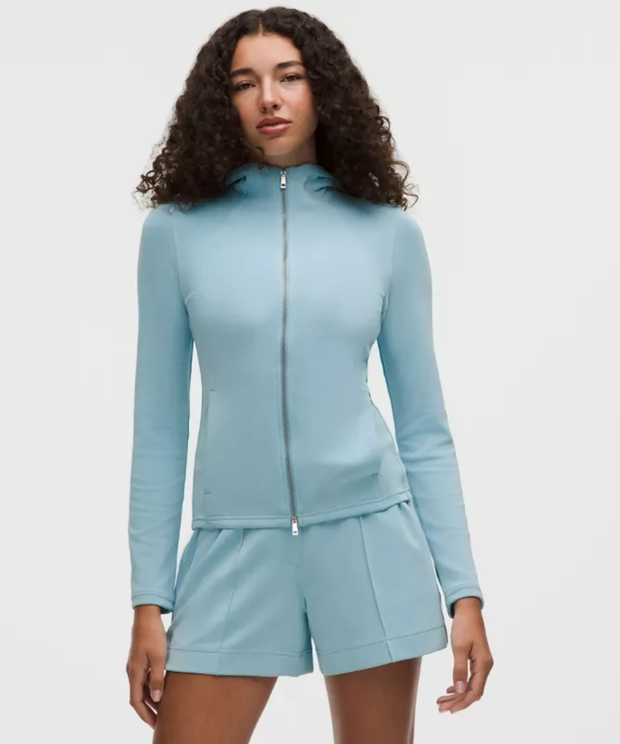 lululemon – Women's Lightweight Softstreme Full-Zip Hoodie – Color Blue – Size Small