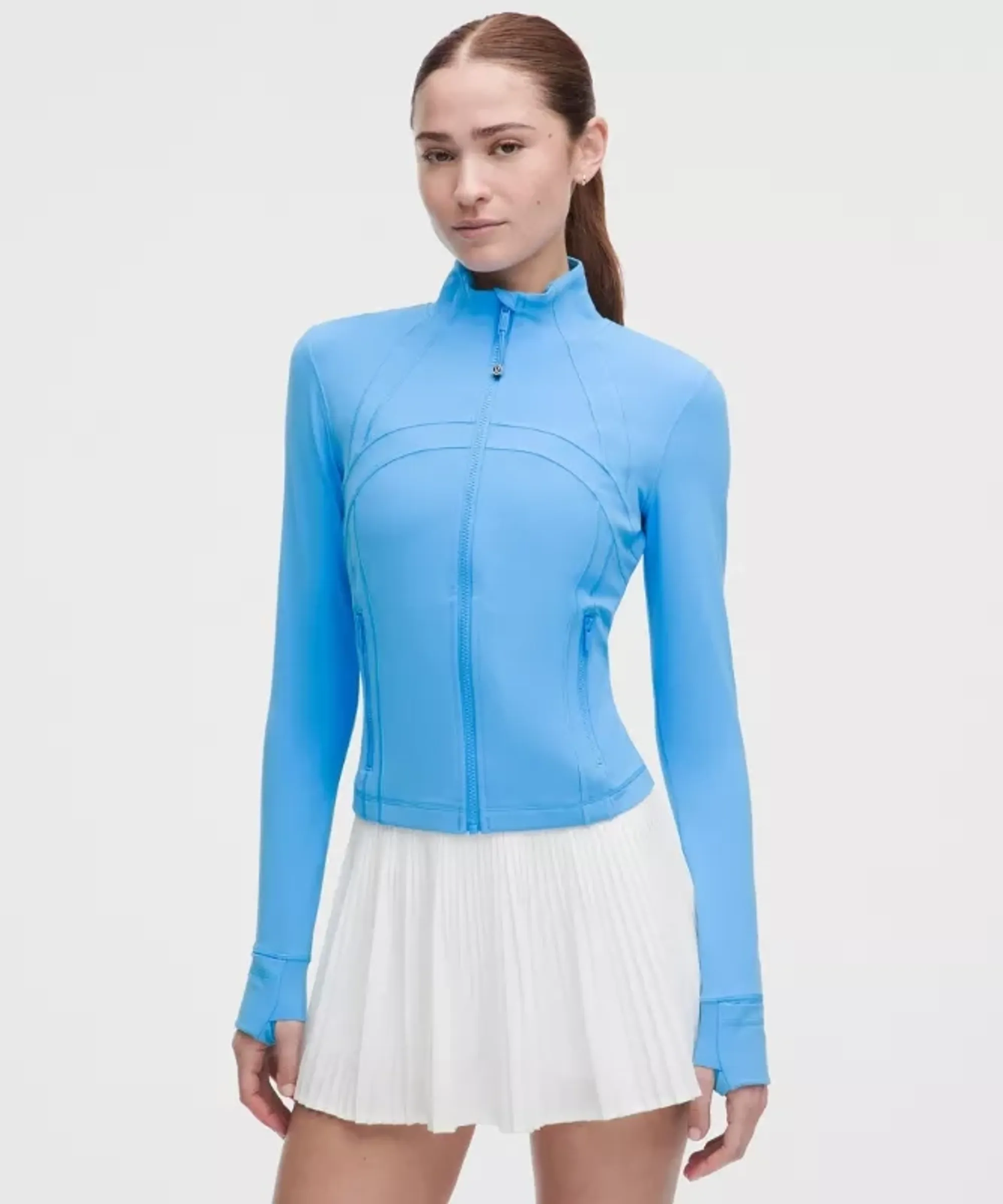 lululemon – Women's Define Cropped Jacket Nulu – Color Blue – Size 4