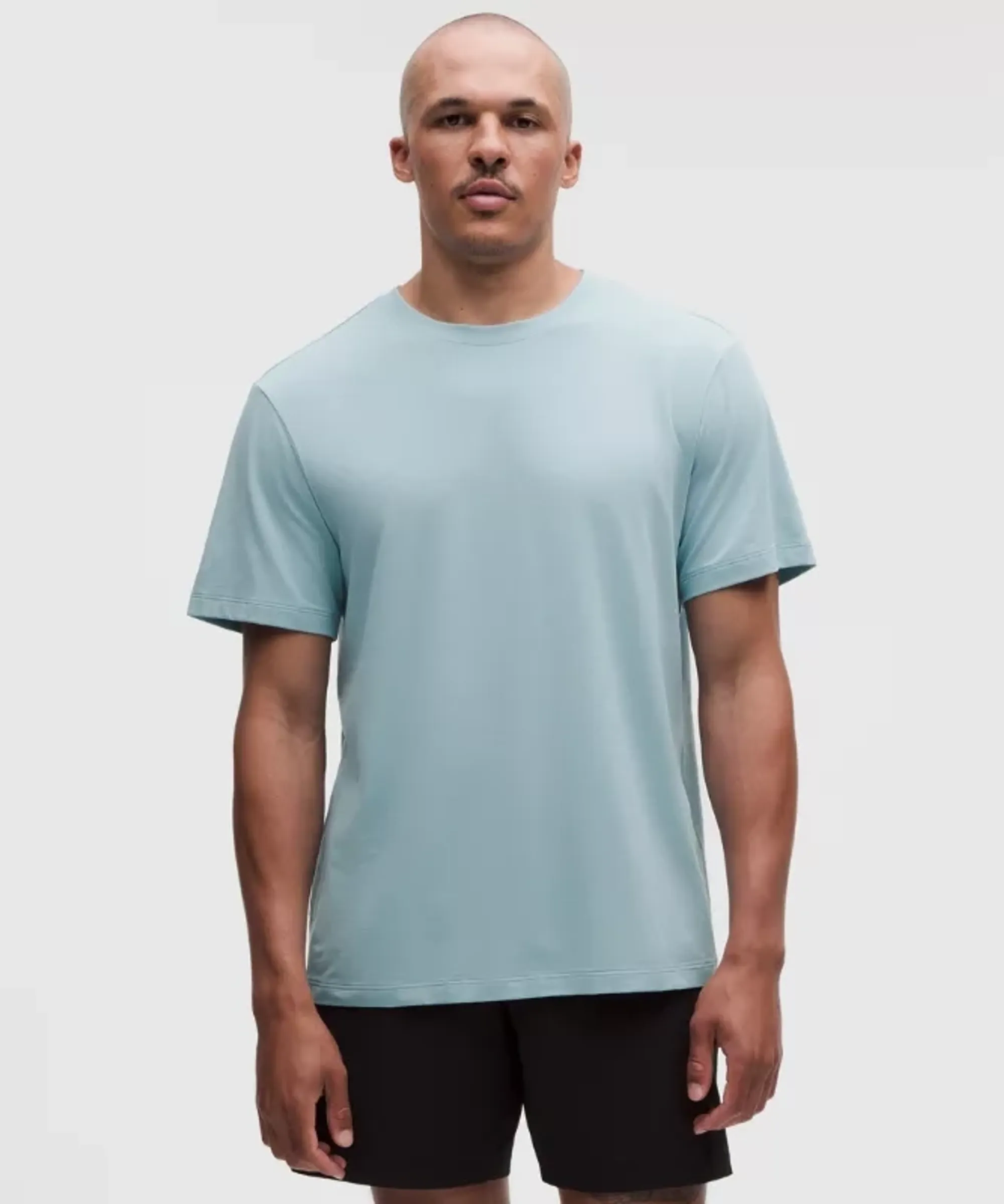 lululemon – Men's Zeroed In Short-Sleeve Shirt – Color Blue – Size Medium