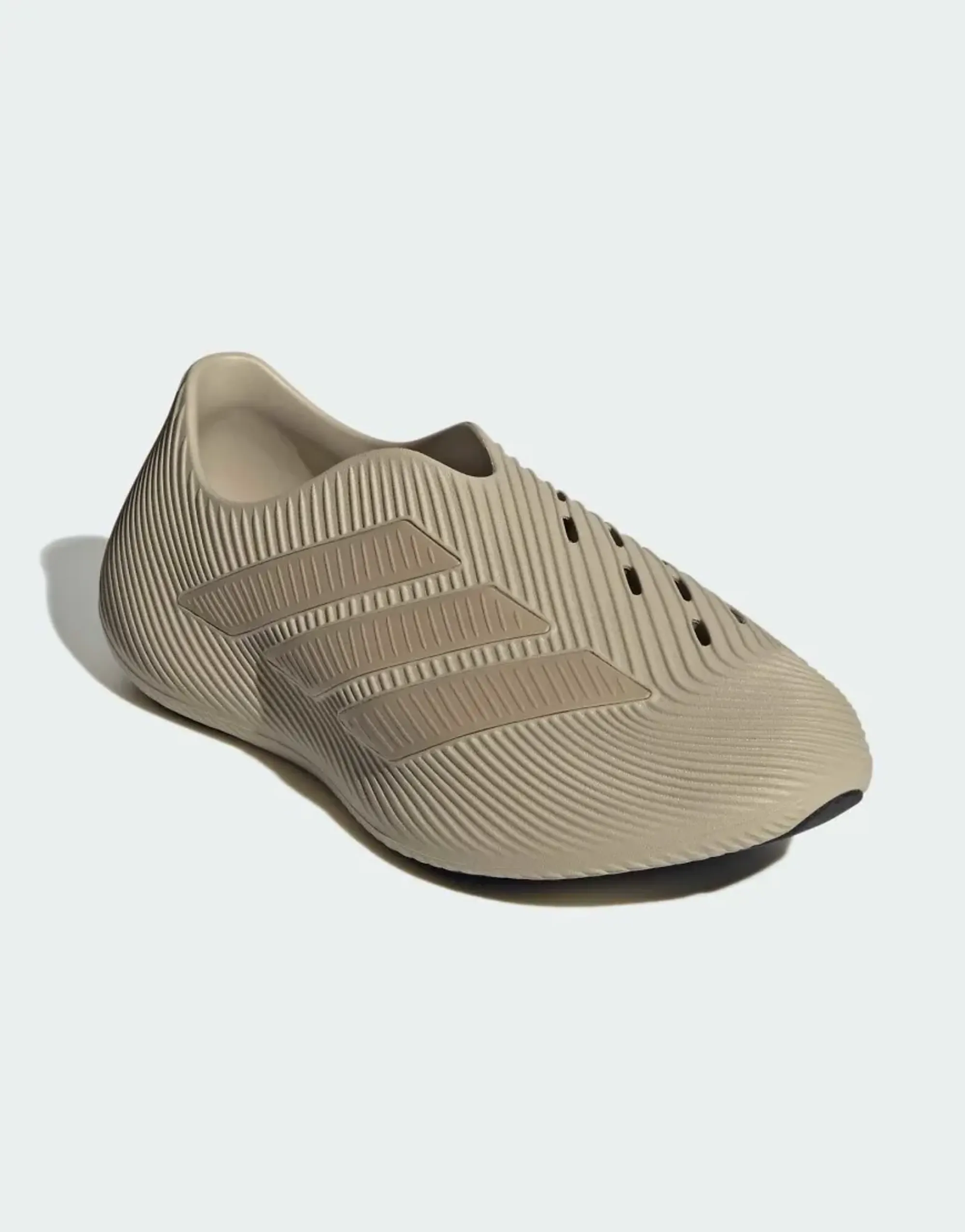 Adidas Performance Purechill Slides In Khaki Three / Gold Rw / Core-Neutral
