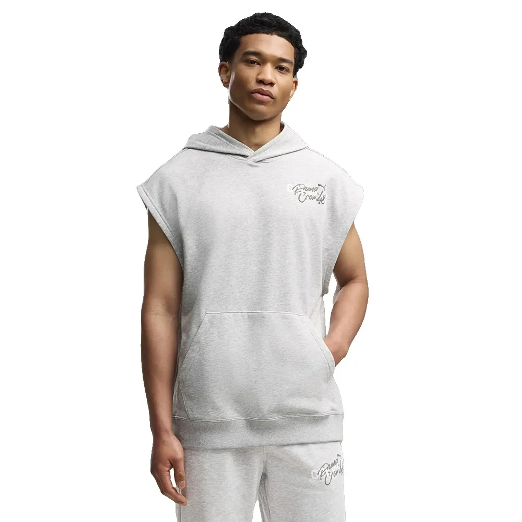 Puma French Terry Sleeveless Hoodie