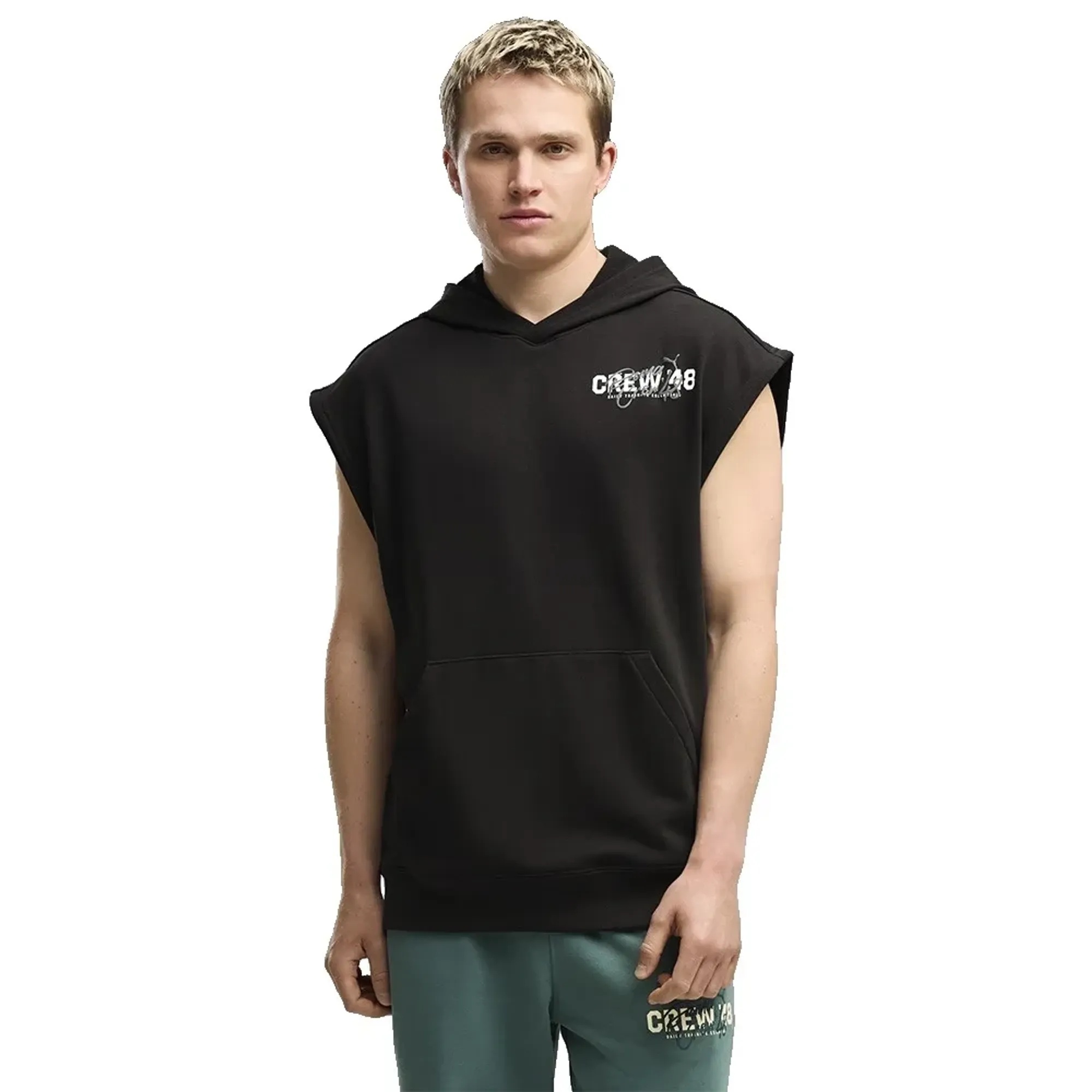 Puma French Terry Sleeveless Hoodie