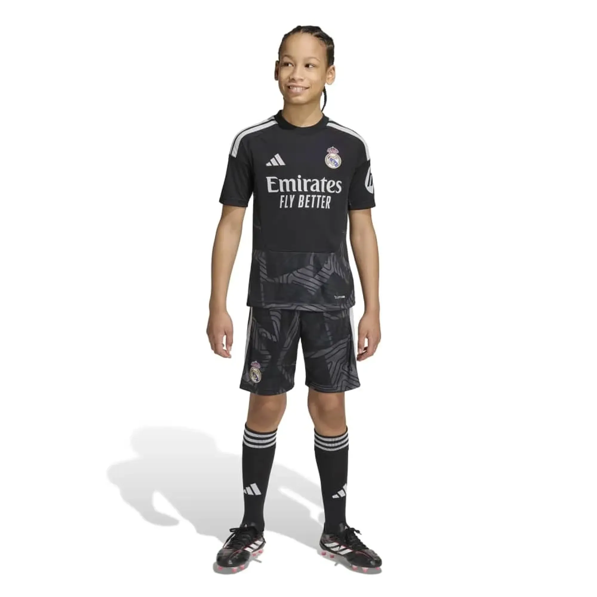 Adidas Real Madrid 26/27 Goalkeeper Home Junior Set