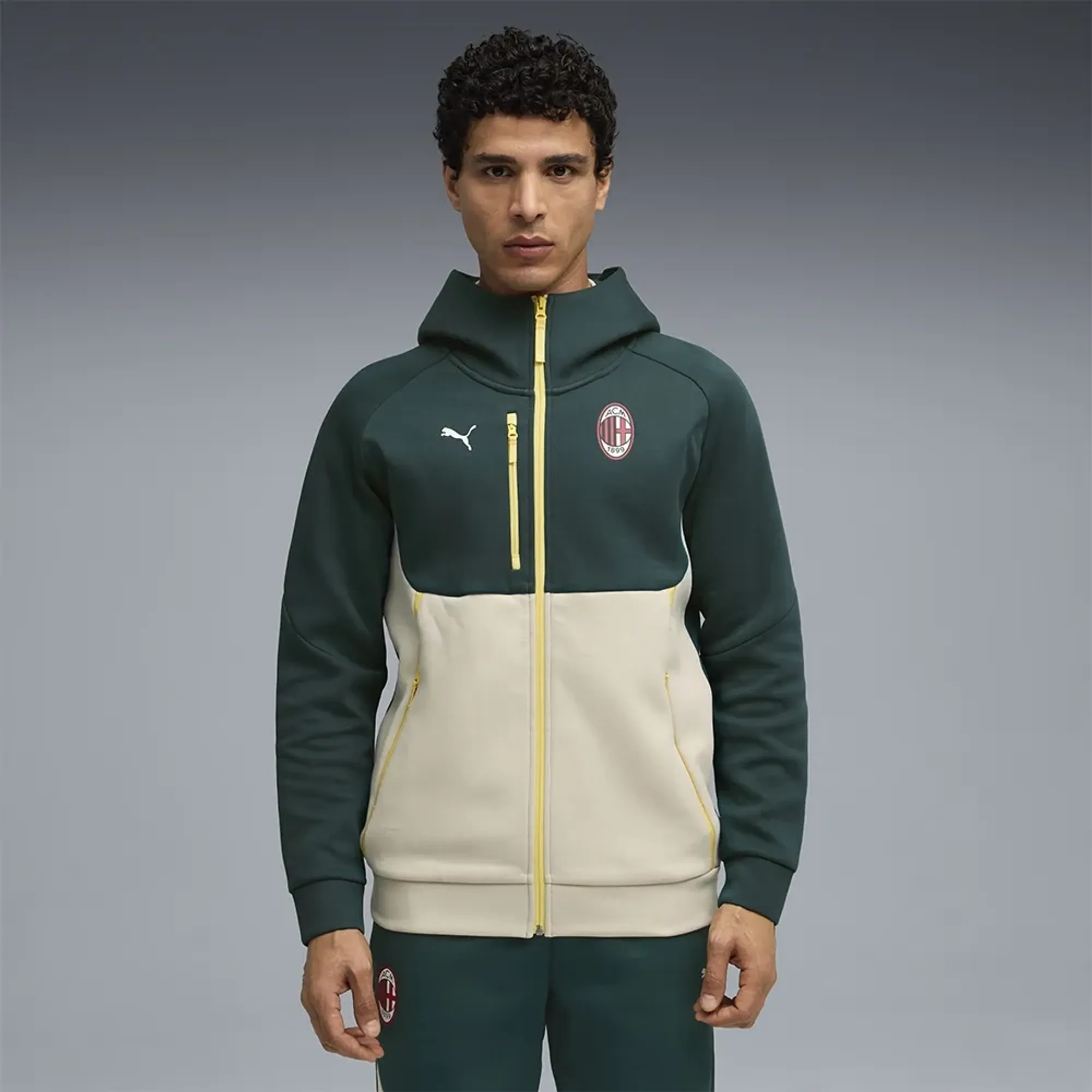 Puma Ac Milan 25/26 Tech Full Zip Sweatshirt