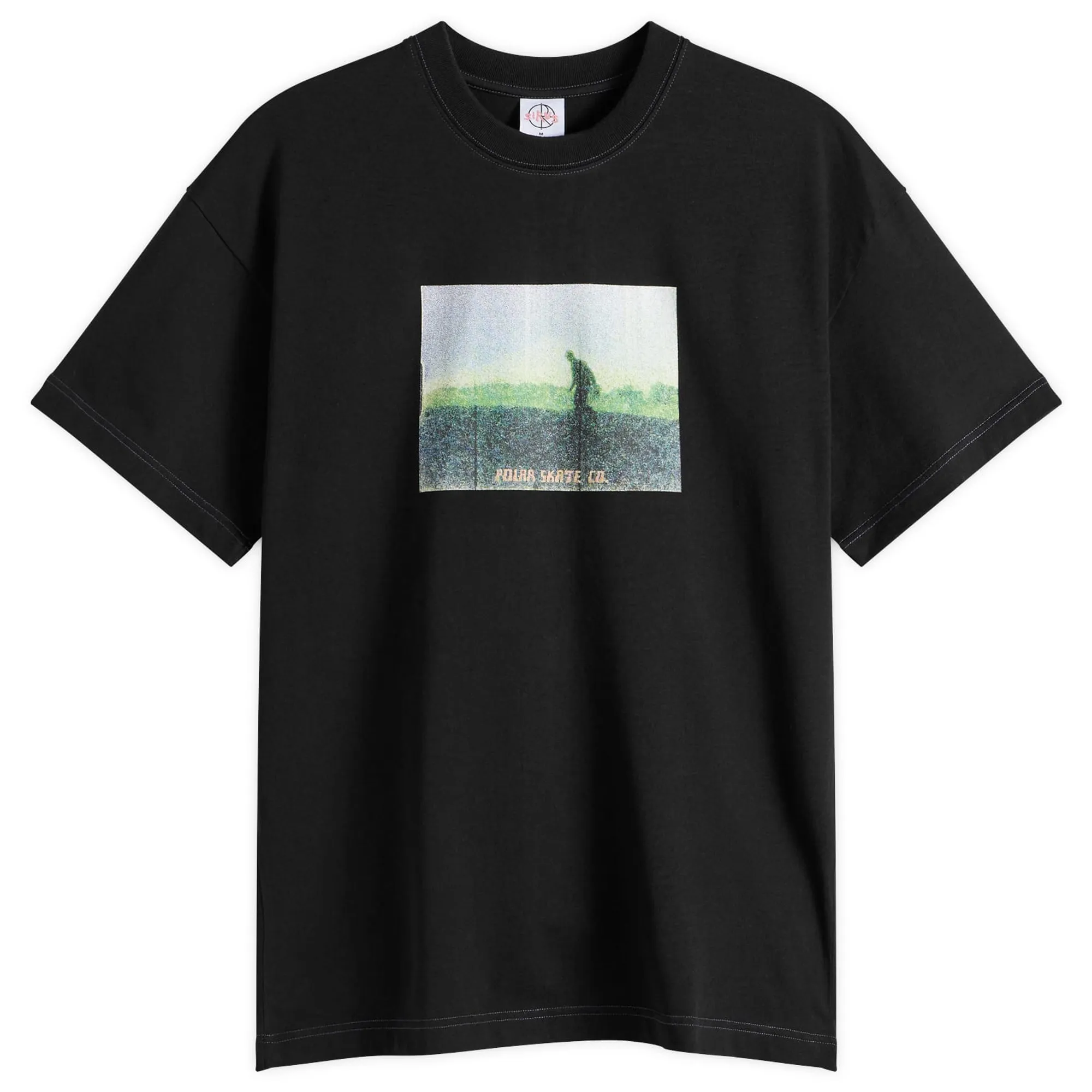 Polar Skate Co. Men's Beach Walk Contrast T-Shirt Black/Purple