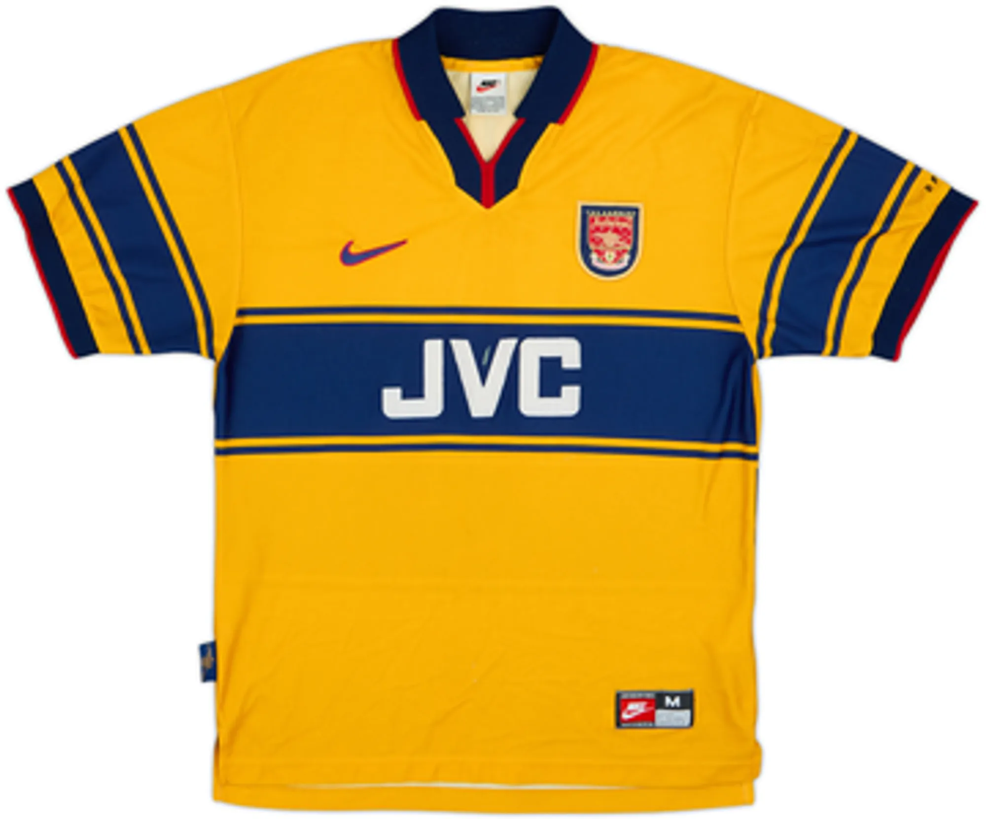 1997-99 Arsenal Away Shirt Overmars #11 - 7/10 - (M)