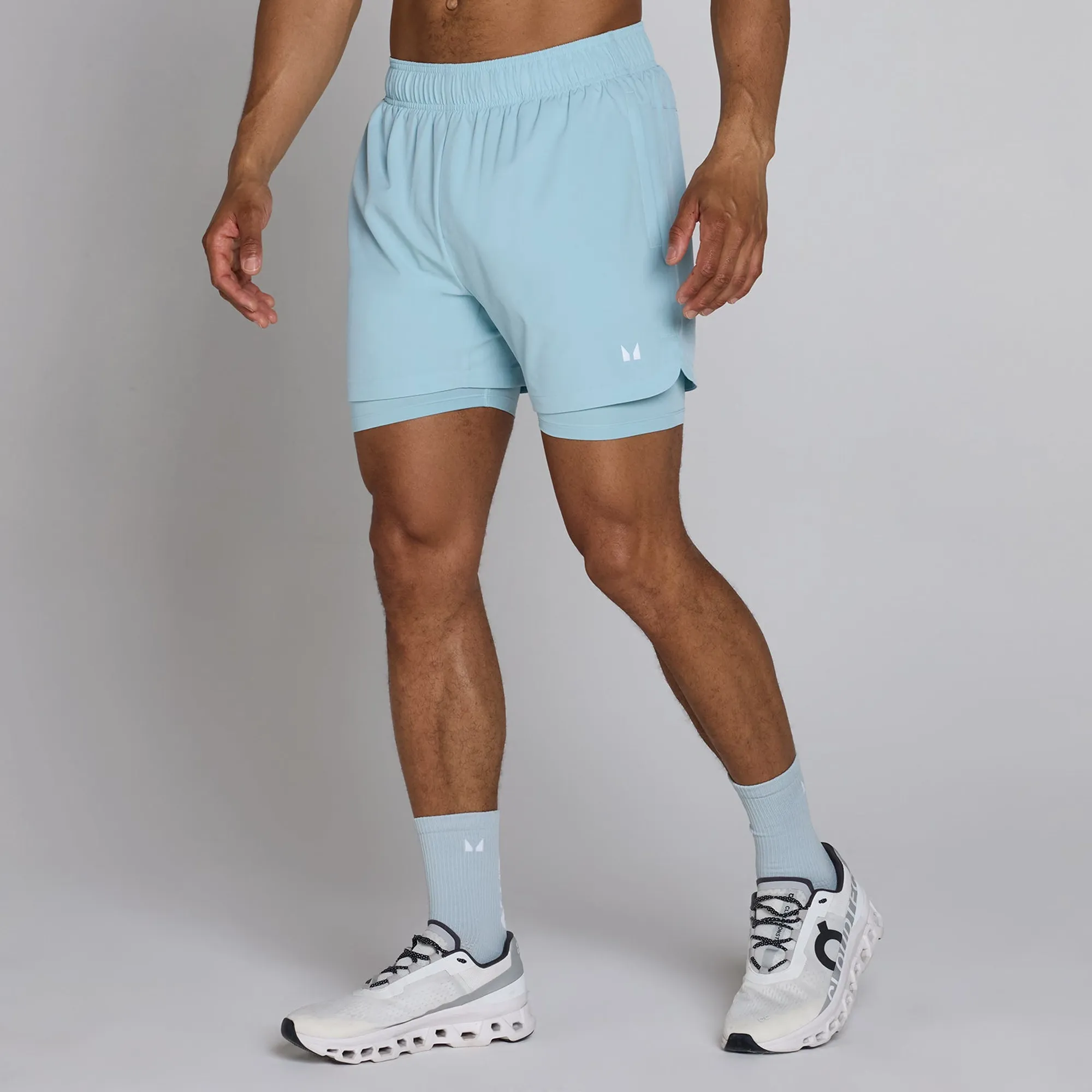 MP Men's Training 5 2-in-1 Short - Ice - XS