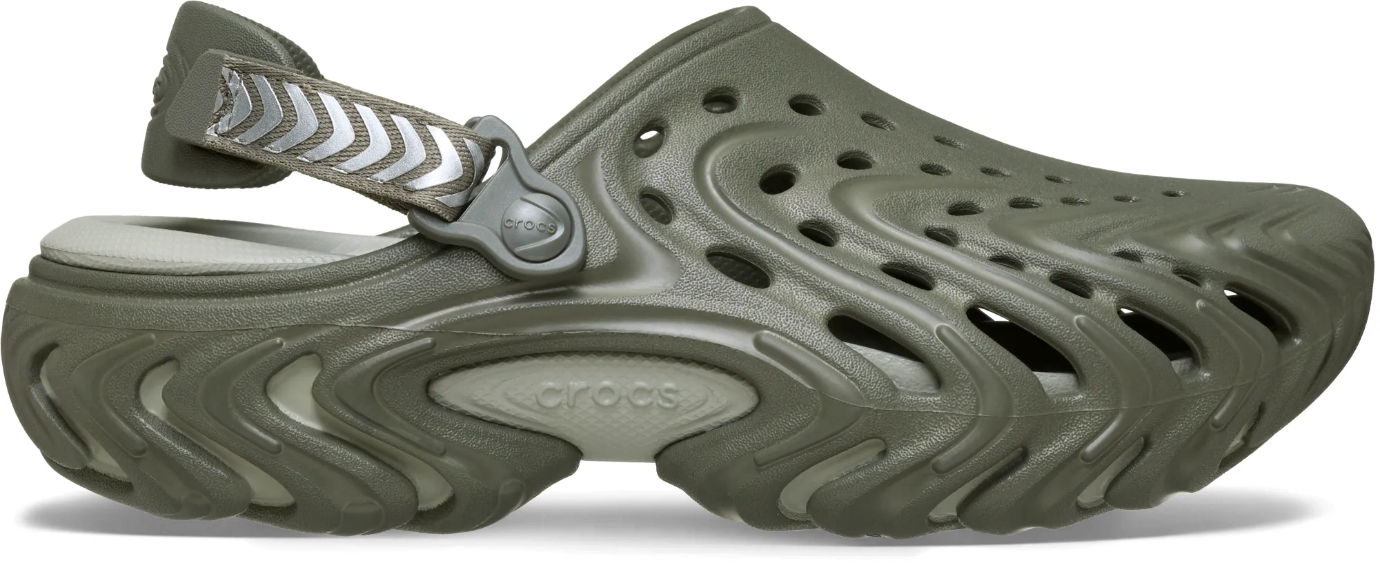 Crocs | Unisex | Echo II Chrome | Clogs | Silver Chrome | W10/M9