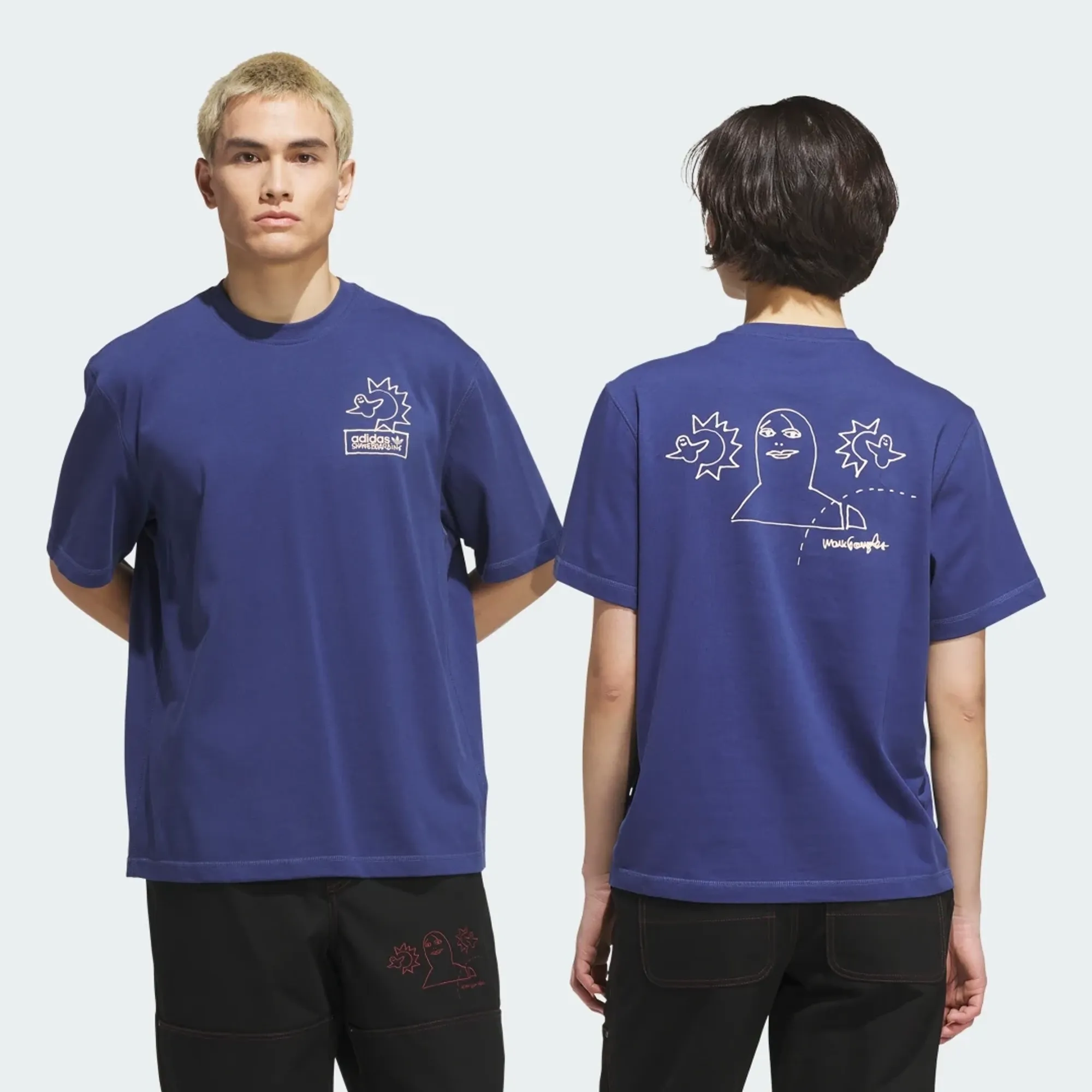 adidas SKATEBOARDING x MARK GONZALES NOT AMUSED T-Shirt