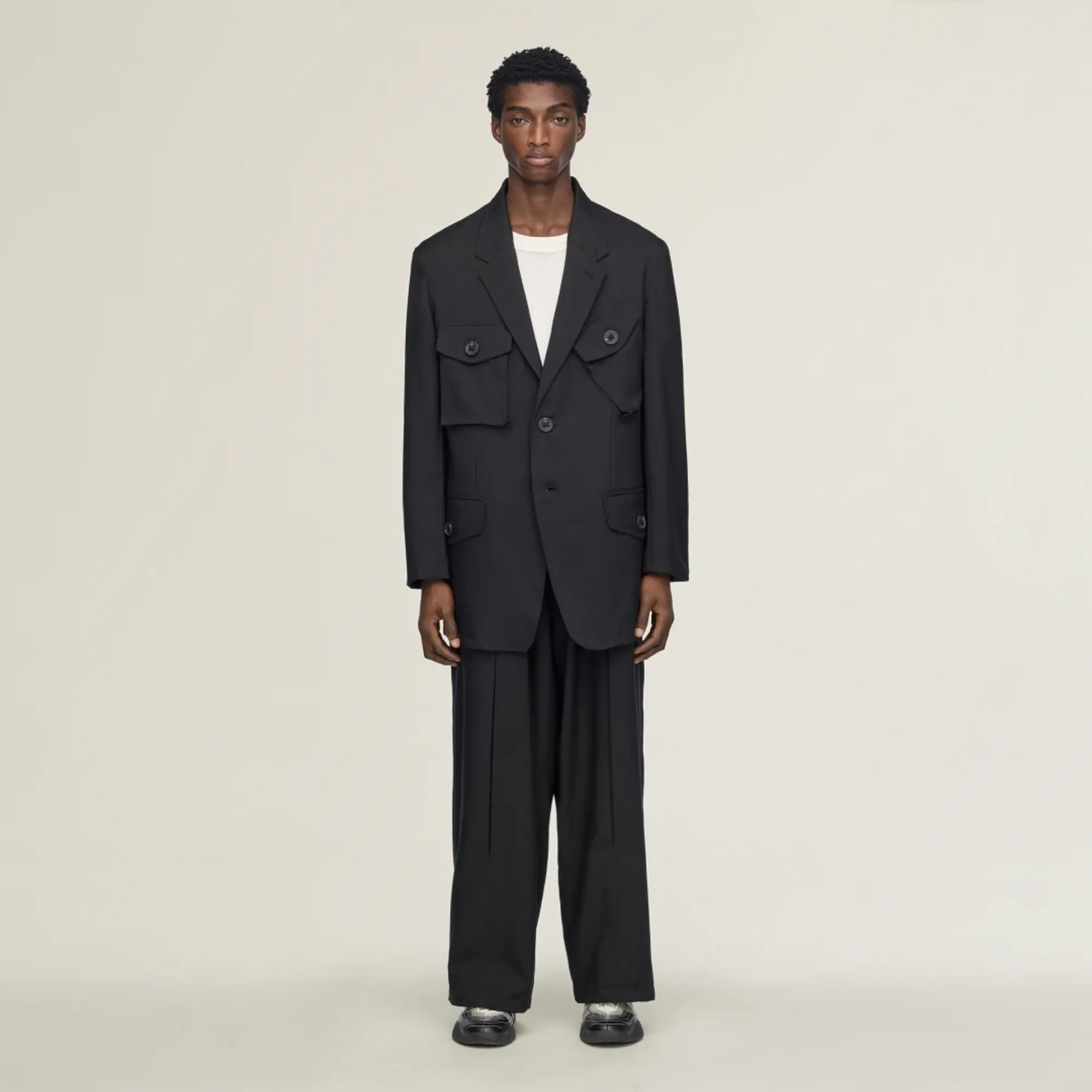 adidas Y-3 SPORT UNIFORM BOX PLEATED Trousers