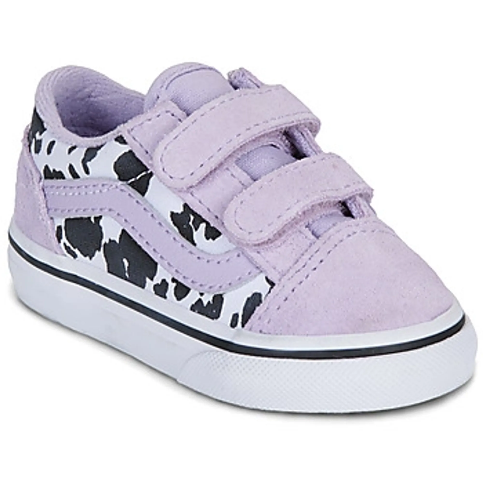 Vans Old Skool V girls's Children's Shoes (Trainers) in Purple