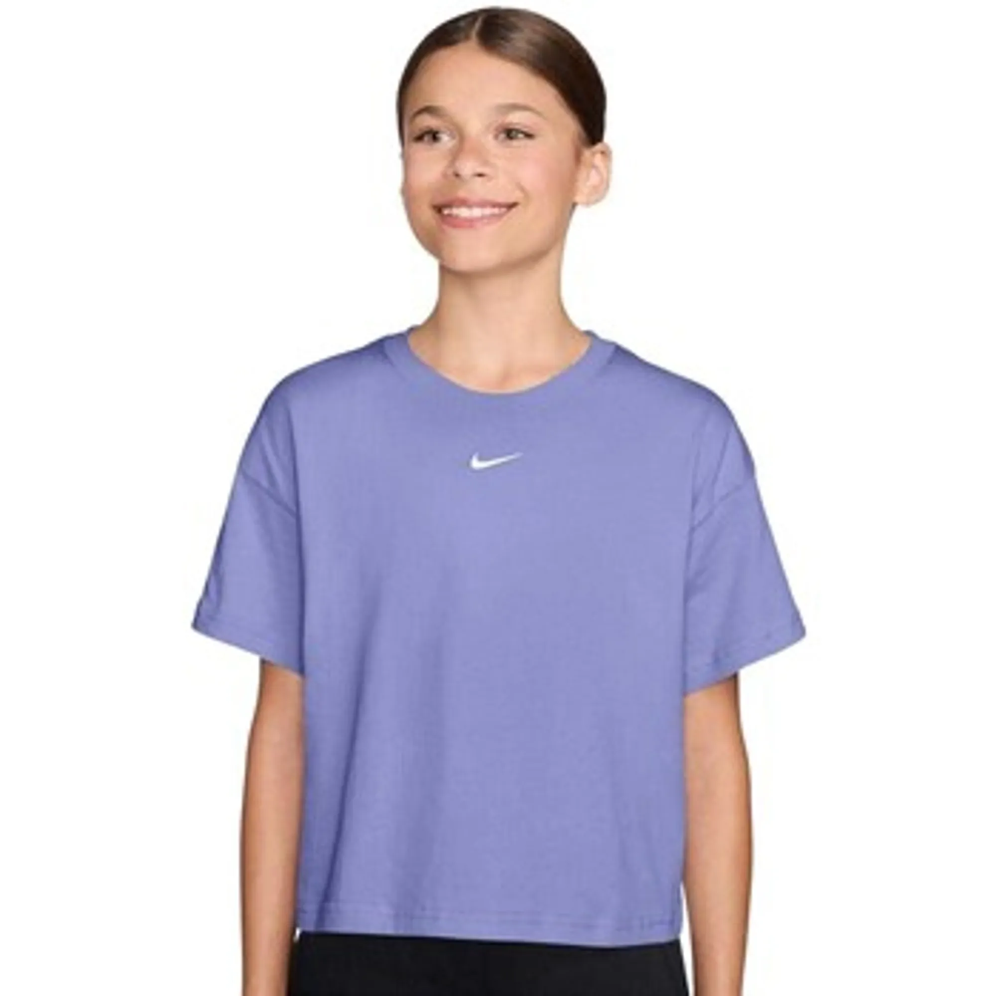 Nike  GT30921  girls's Children's T shirt in Purple