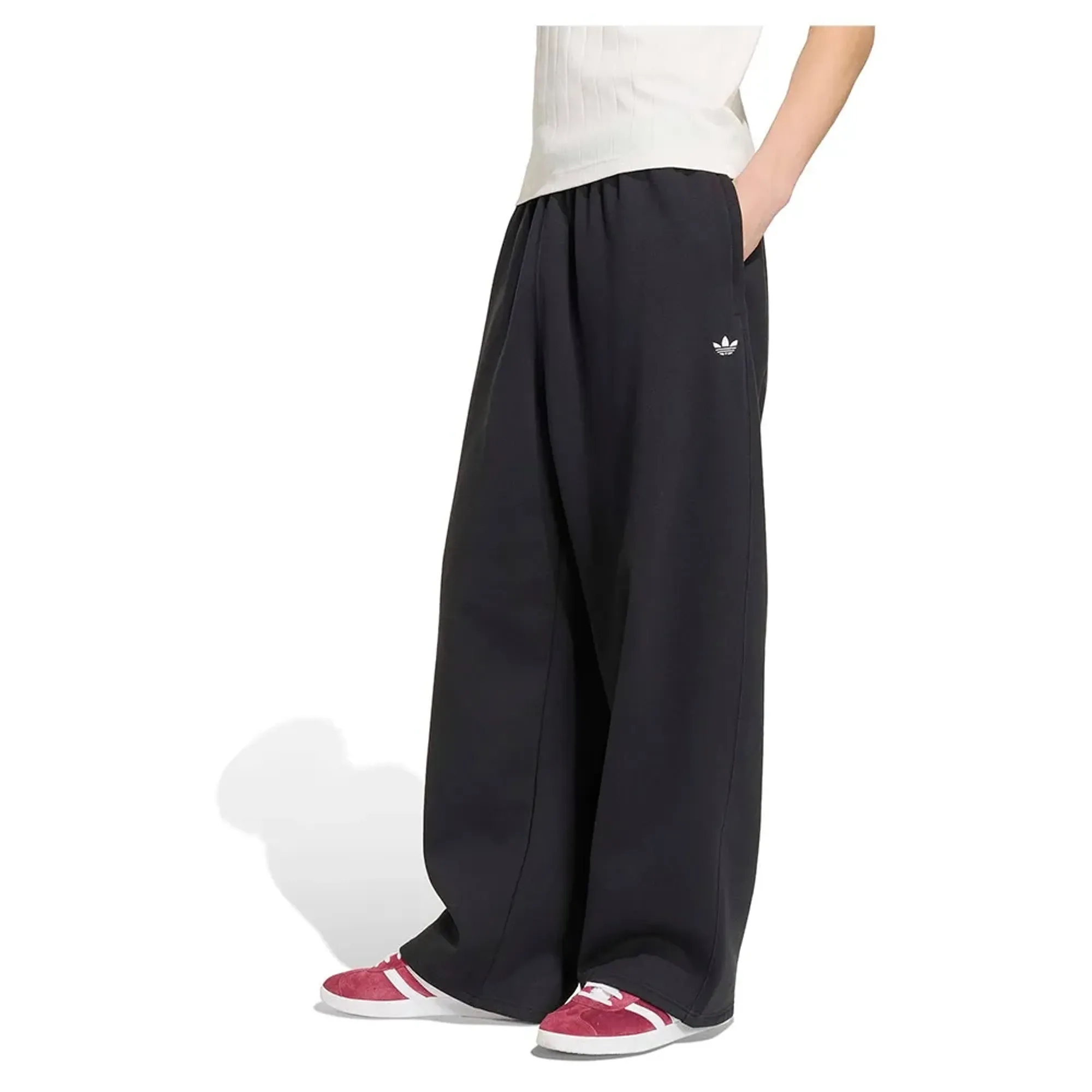 Adidas Originals Trefoil Essentials Baggy Open Hem Joggers