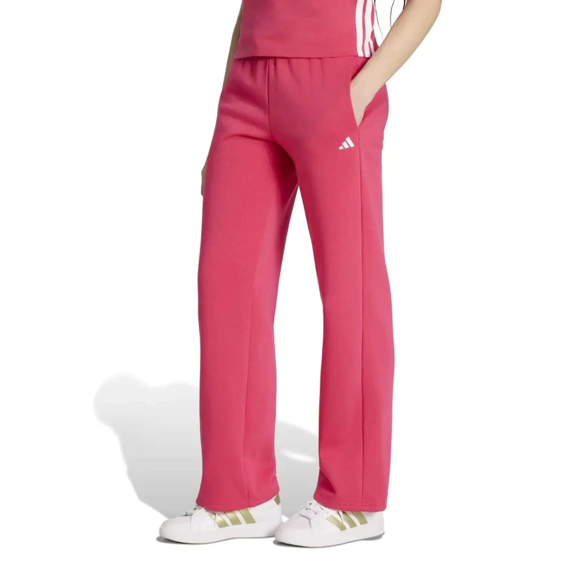 Adidas Essentials Small Logo Feel Cozy Open-hem Joggers