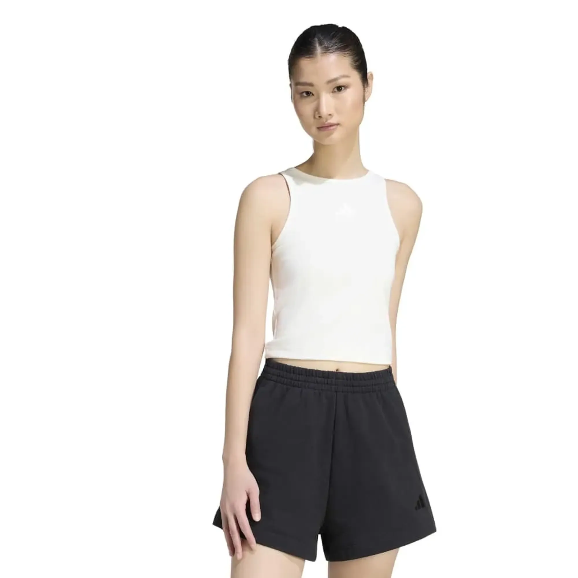 Adidas Kit Small Logo Rib Sleeveless Top