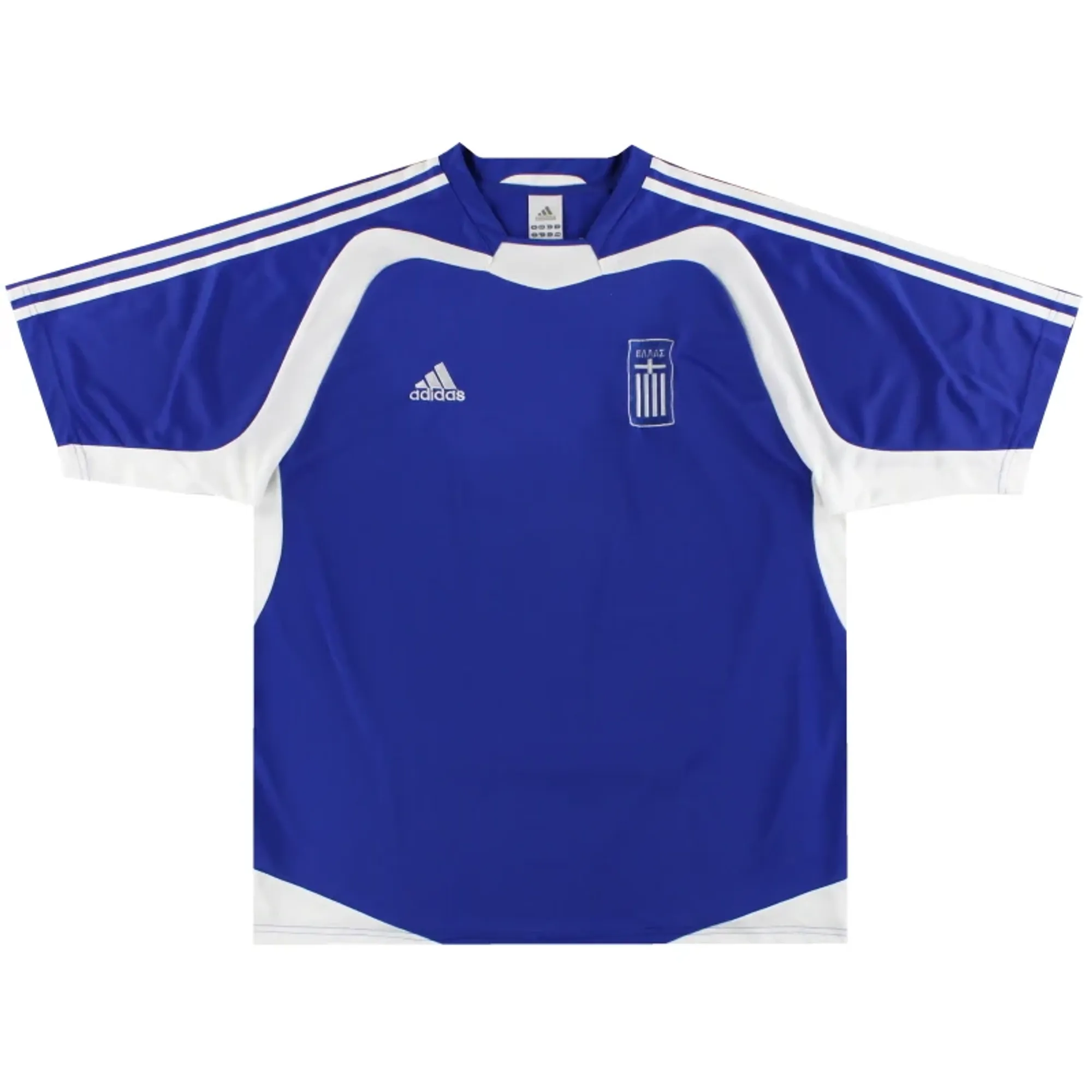 2004-06 Greece adidas Home Shirt L - Greece / Excellent 