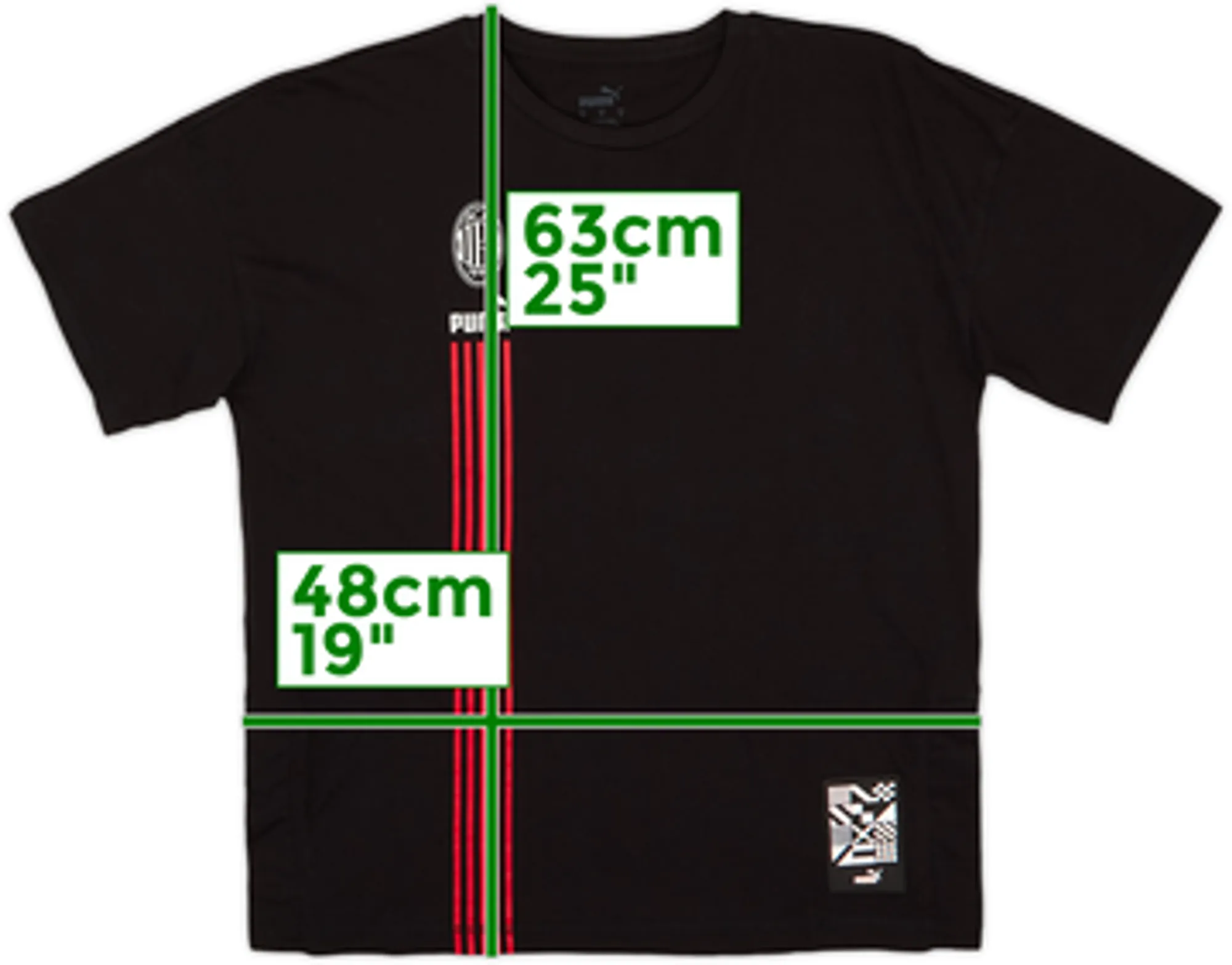 2022-23 AC Milan Puma Cotton Tee - 9/10 - (S)
