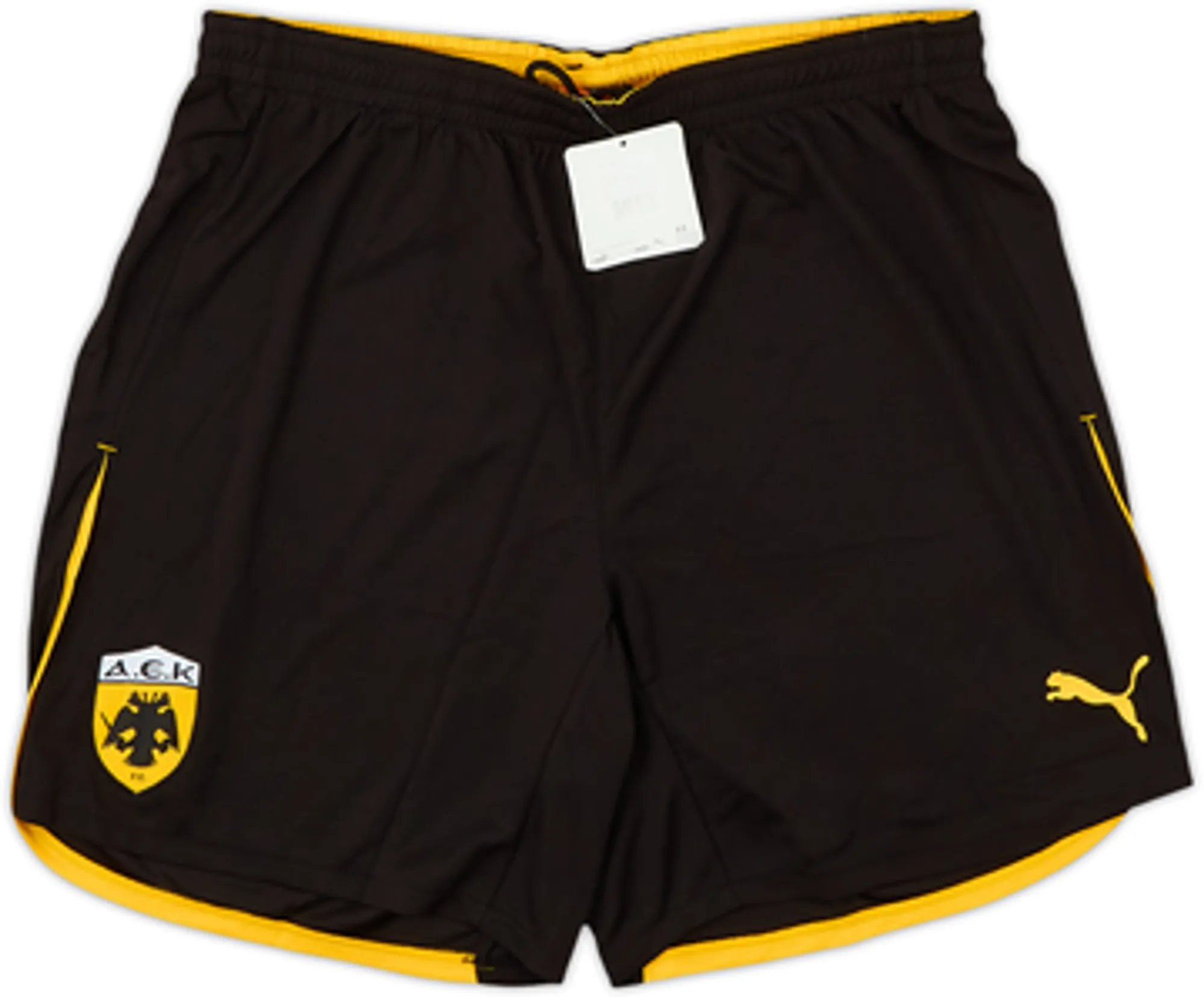 2010-11 AEK Athens Home Shorts (L)