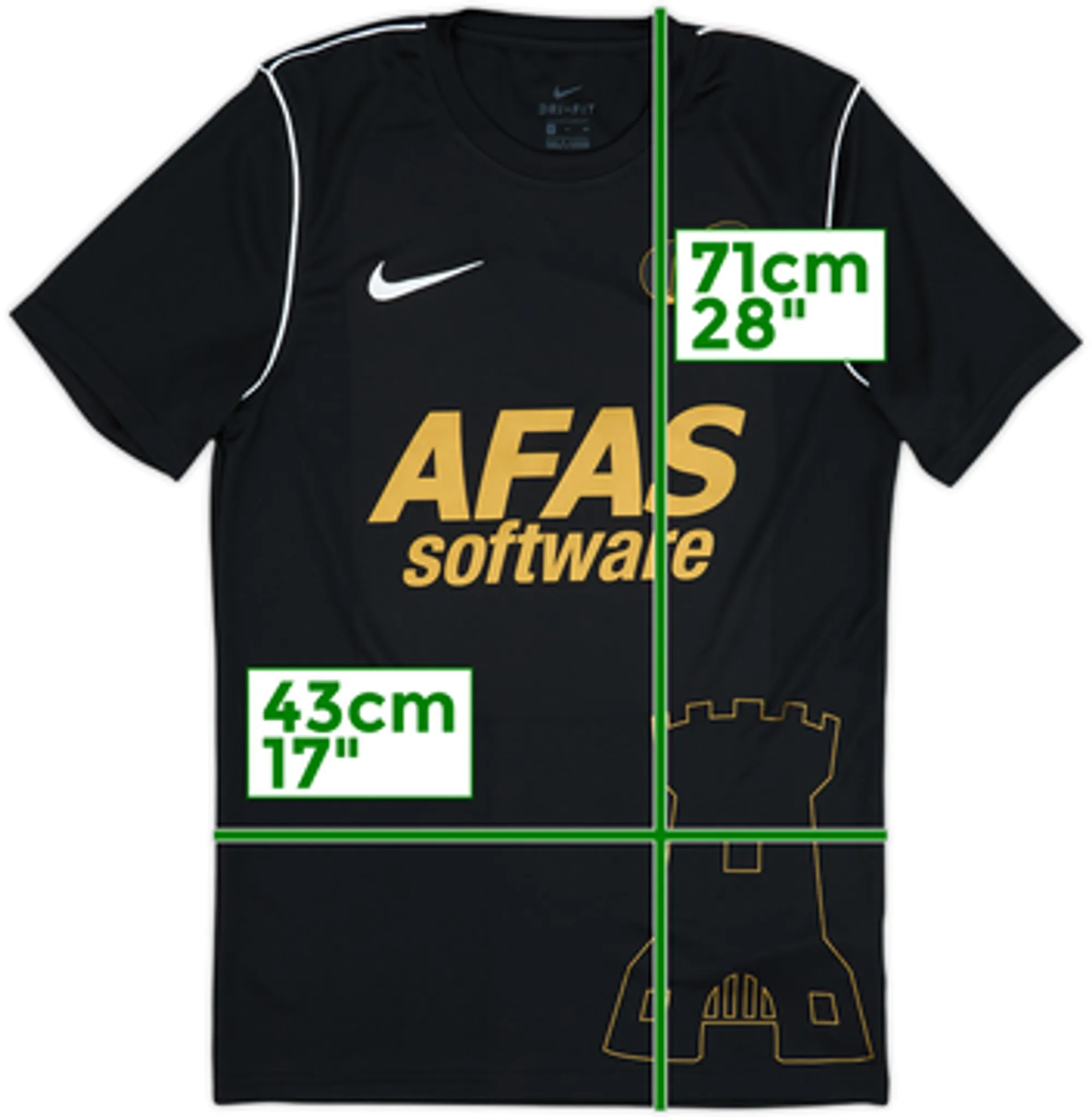 2021-22 AZ Alkmaar Away Shirt - 10/10 - (S)