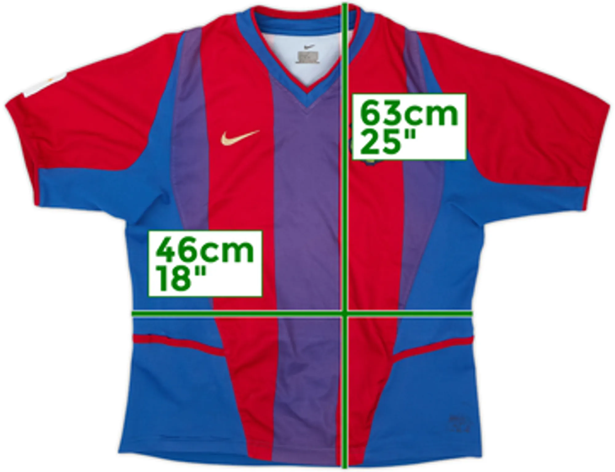 2002-03 Barcelona Home Shirt - 7/10 - (L.Boys)