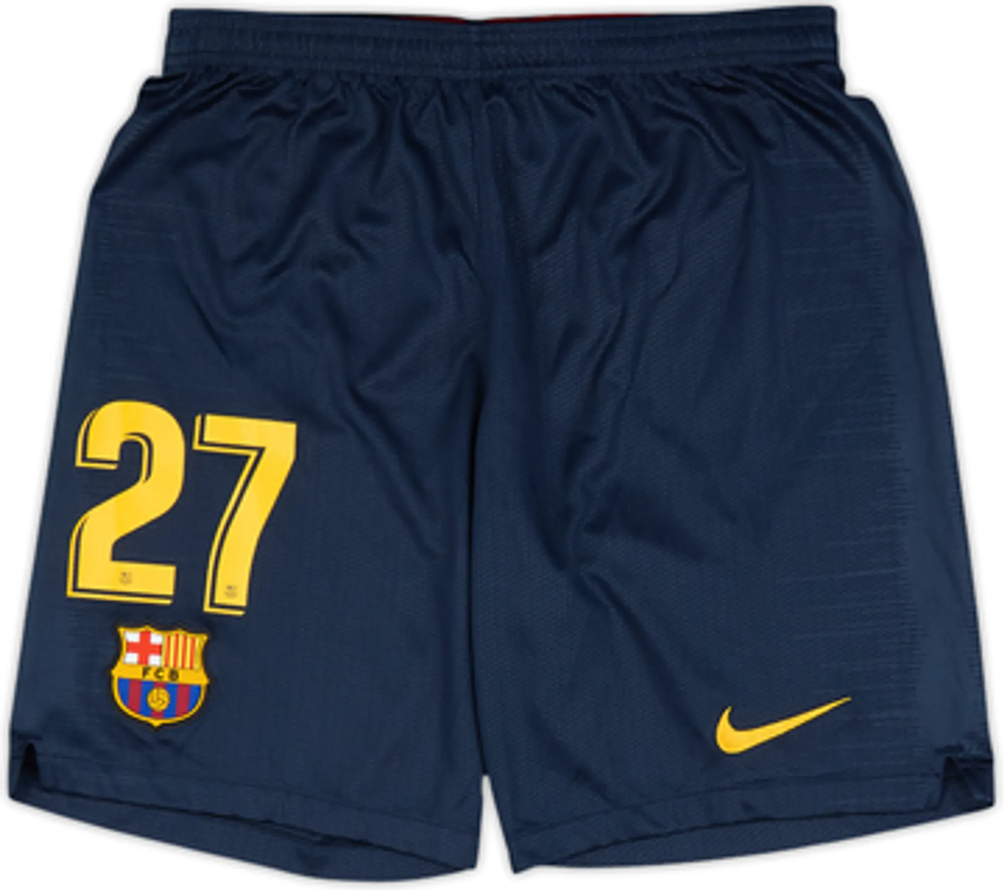 2018-19 Barcelona Home Shorts #27 - 10/10 - (S)