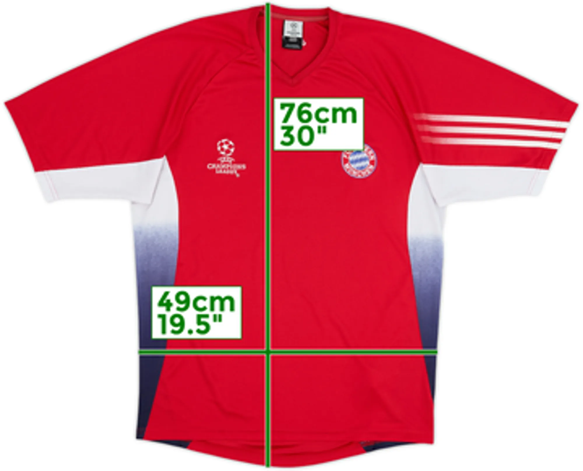 2003-04 Bayern Munich adidas CL Training Shirt - 6/10 - (M)