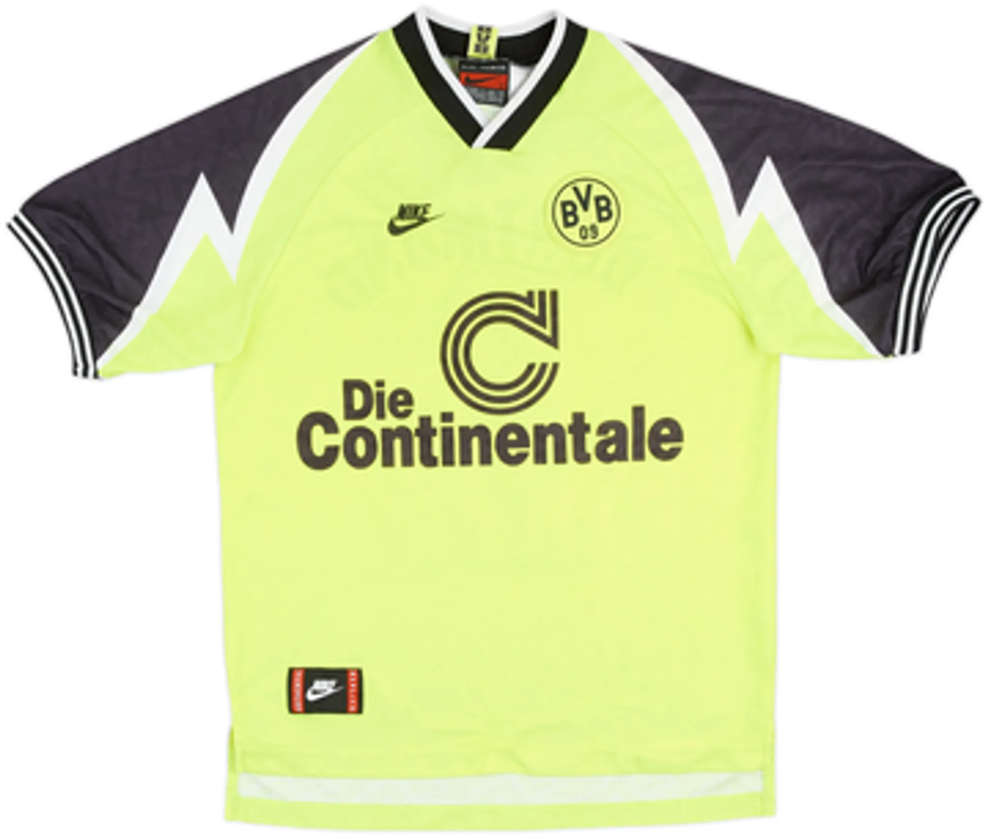 1995-96 Borussia Dortmund Home Shirt Sammer #6 - 7/10 - (M)