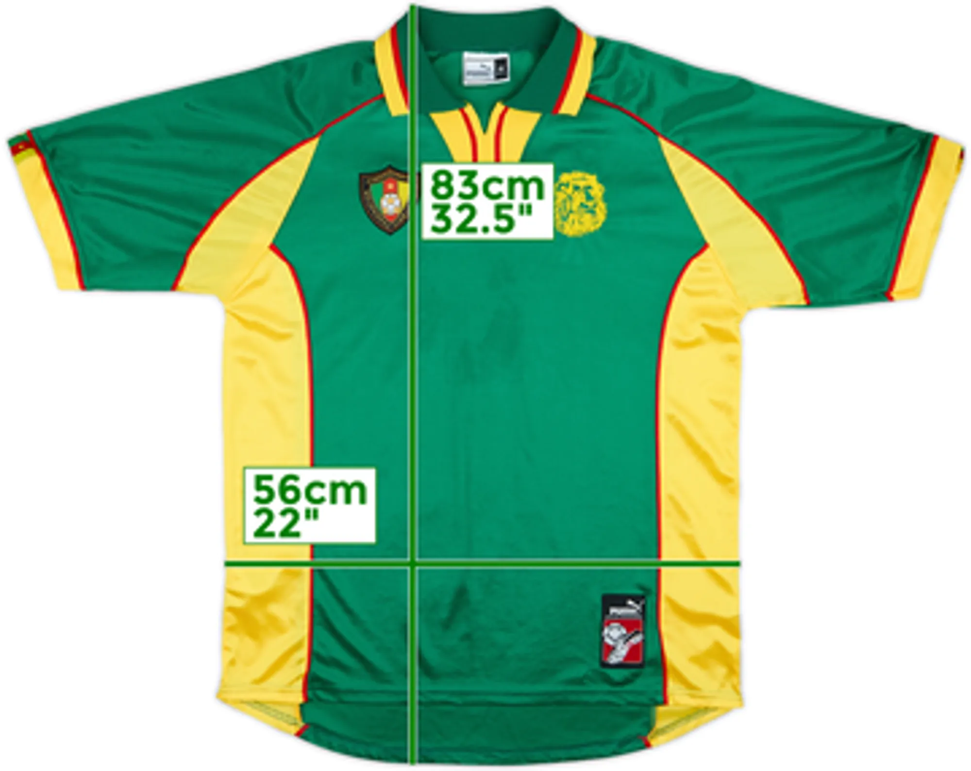 1998-99 Cameroon Home Shirt - 6/10 - (XL)