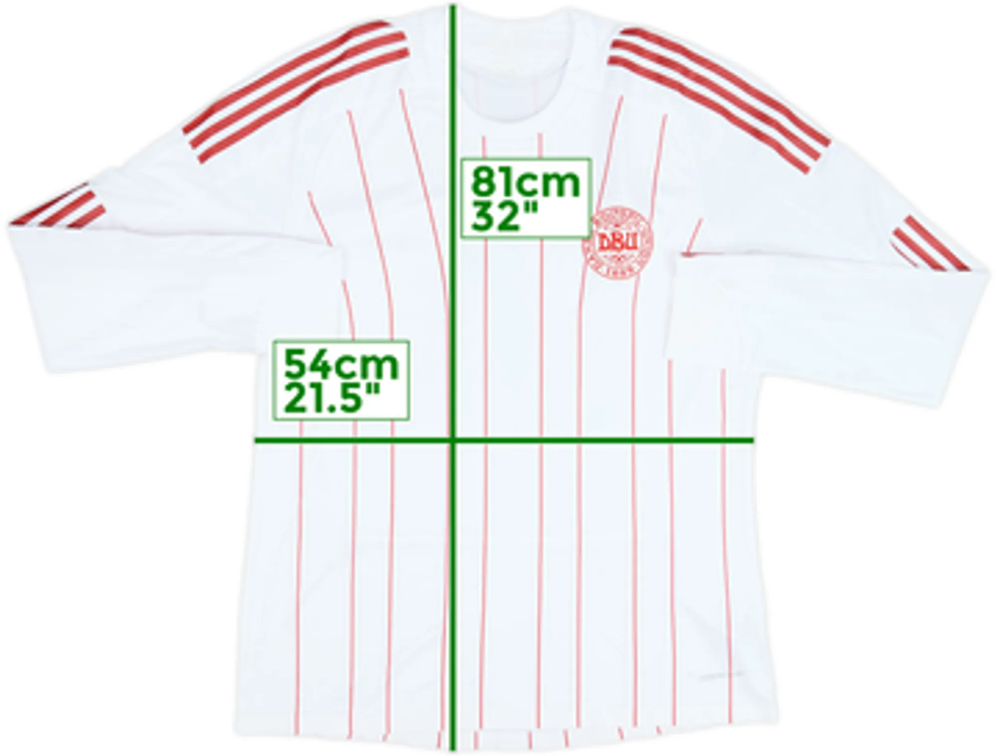 2008-10 Denmark Player Issue Away L/S Shirt - 9/10 - (XL)