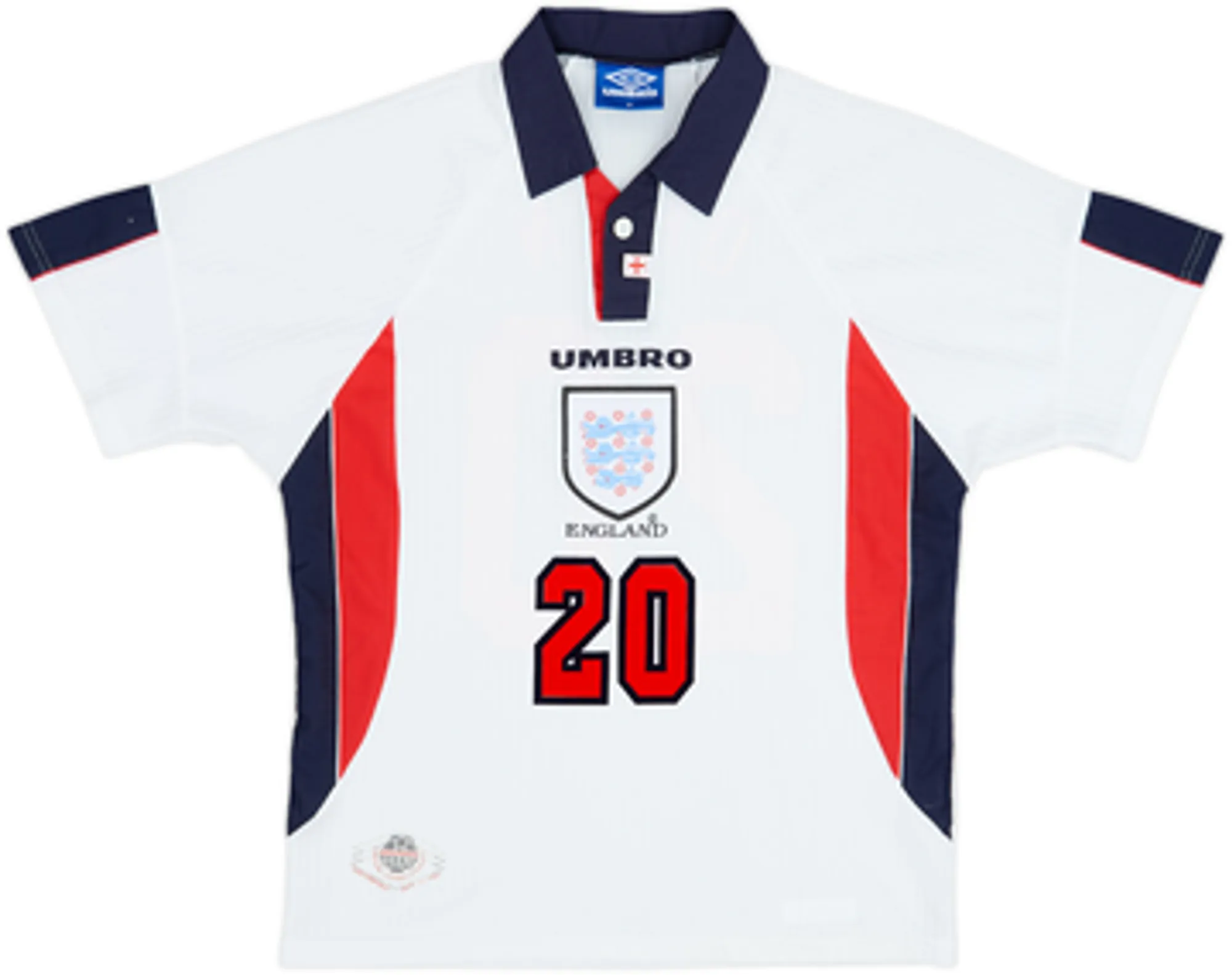 1997-99 England Home Shirt Owen #20 - 6/10 - (M)