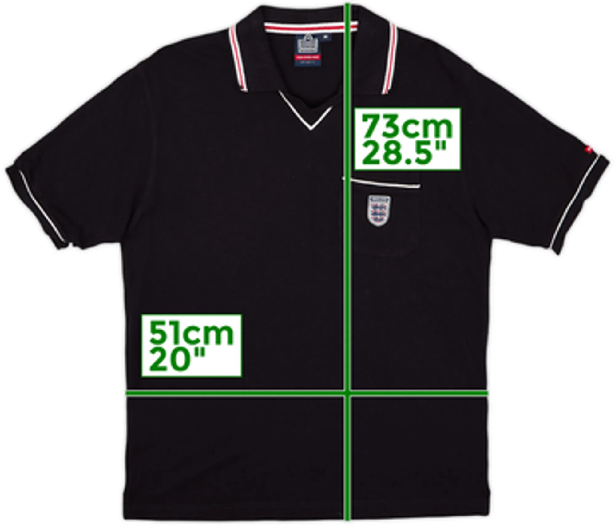 2000s England Admiral Polo Shirt - 9/10 - (M)