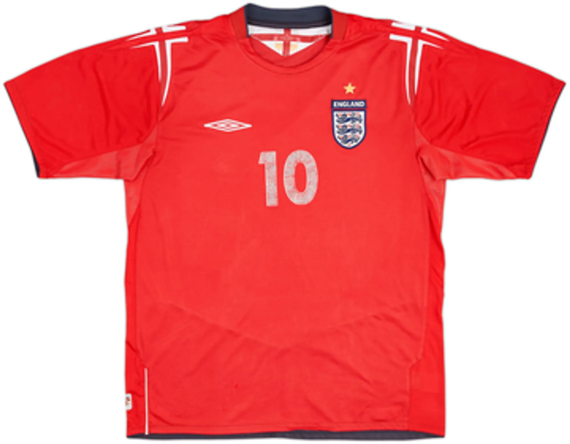 2004-06 England Away Shirt Owen #10 - 4/10 - (L)