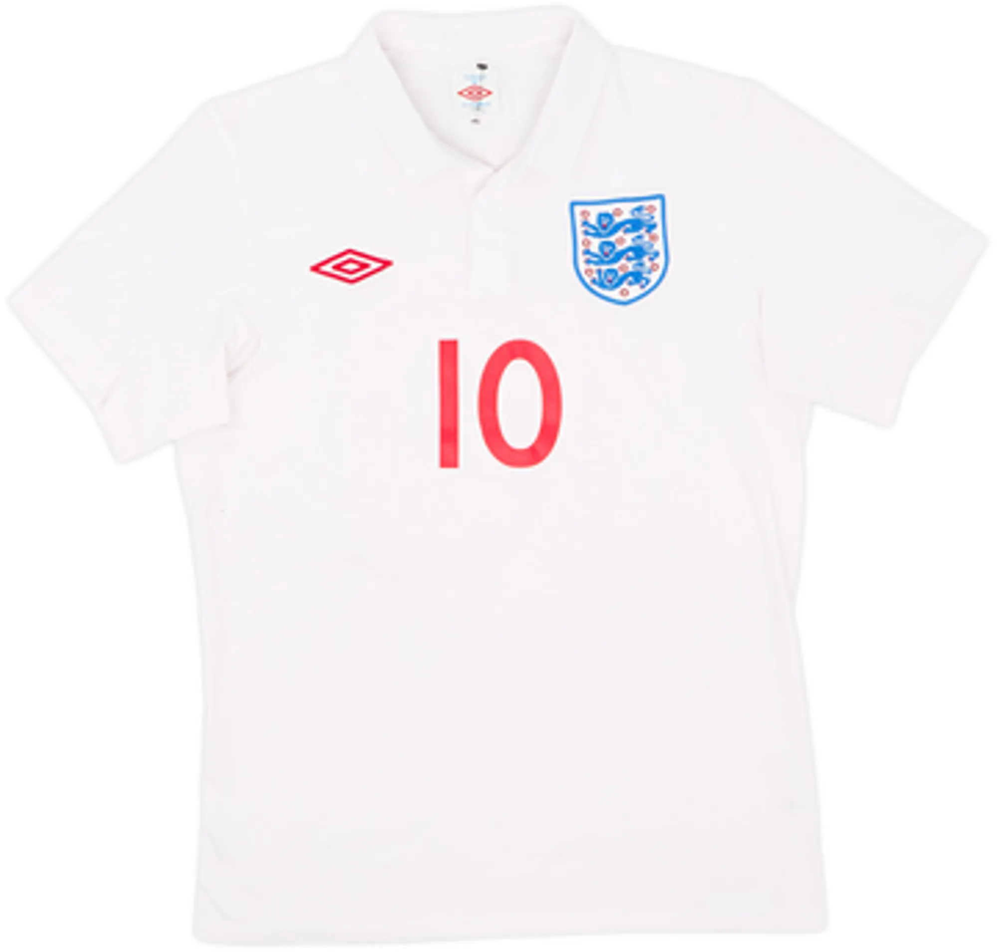 2009-10 England Home Shirt K Smith #10 - 6/10 - (M)
