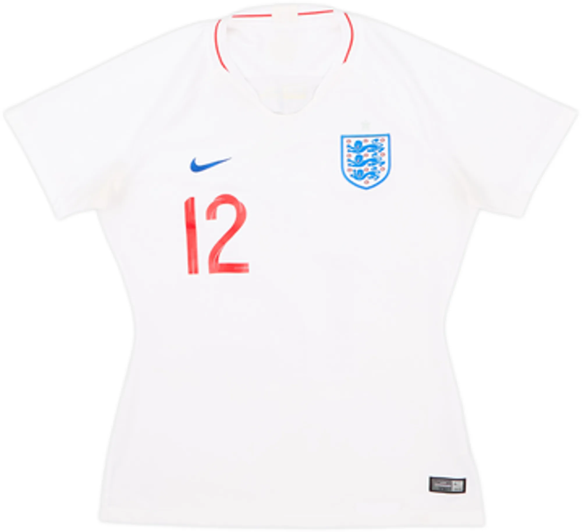 2018-19 England Home Shirt Trippier #12 - 10/10 - (Women's M)