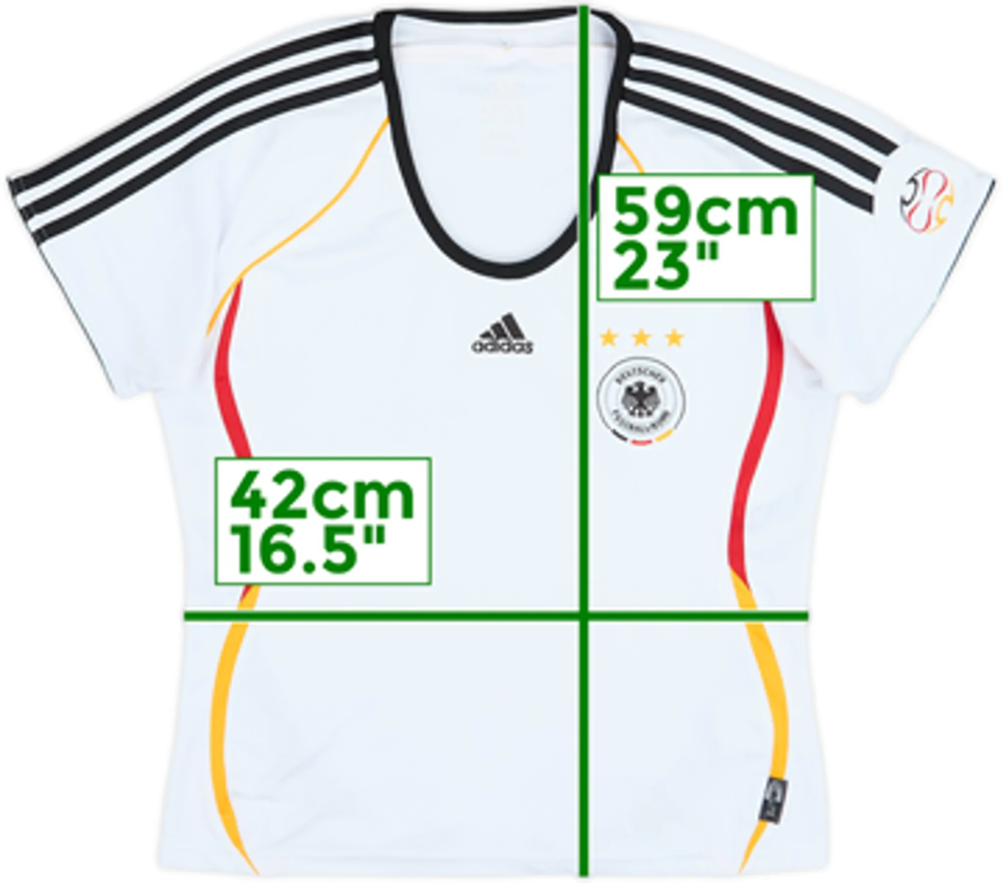 2005-07 Germany Basic Home Shirt - 8/10 - (Women's L)