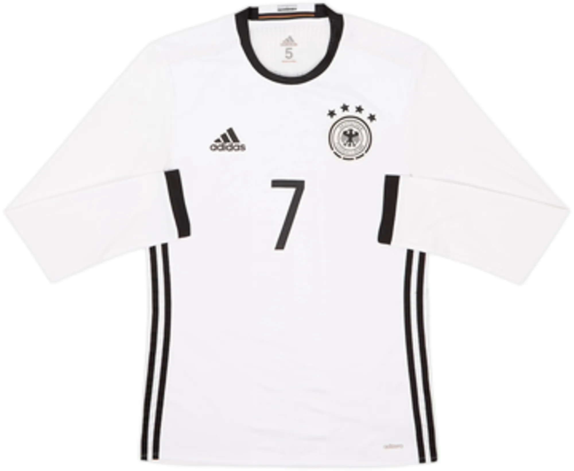 2015-16 Germany Player Issue Home L/S Shirt Schweinsteiger #7 - 8/10 - (S/M)