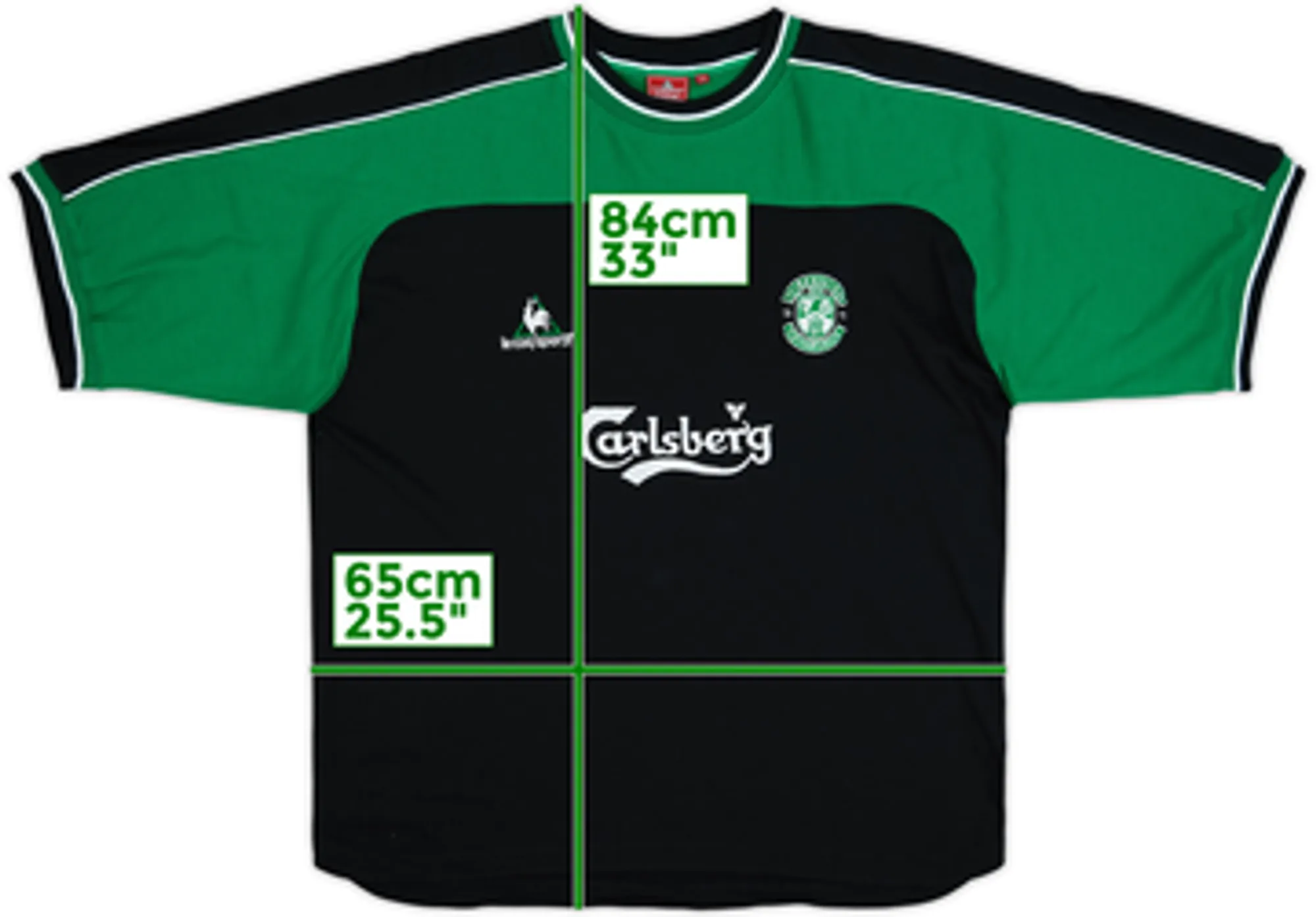 2000-02 Hibernian Le Coq Sportif Cotton Tee - 6/10 - (XXL)