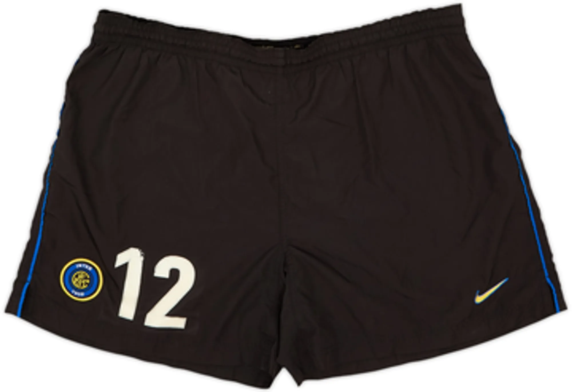2000-01 Inter Milan Home Shorts #12 - 6/10 - (XL)