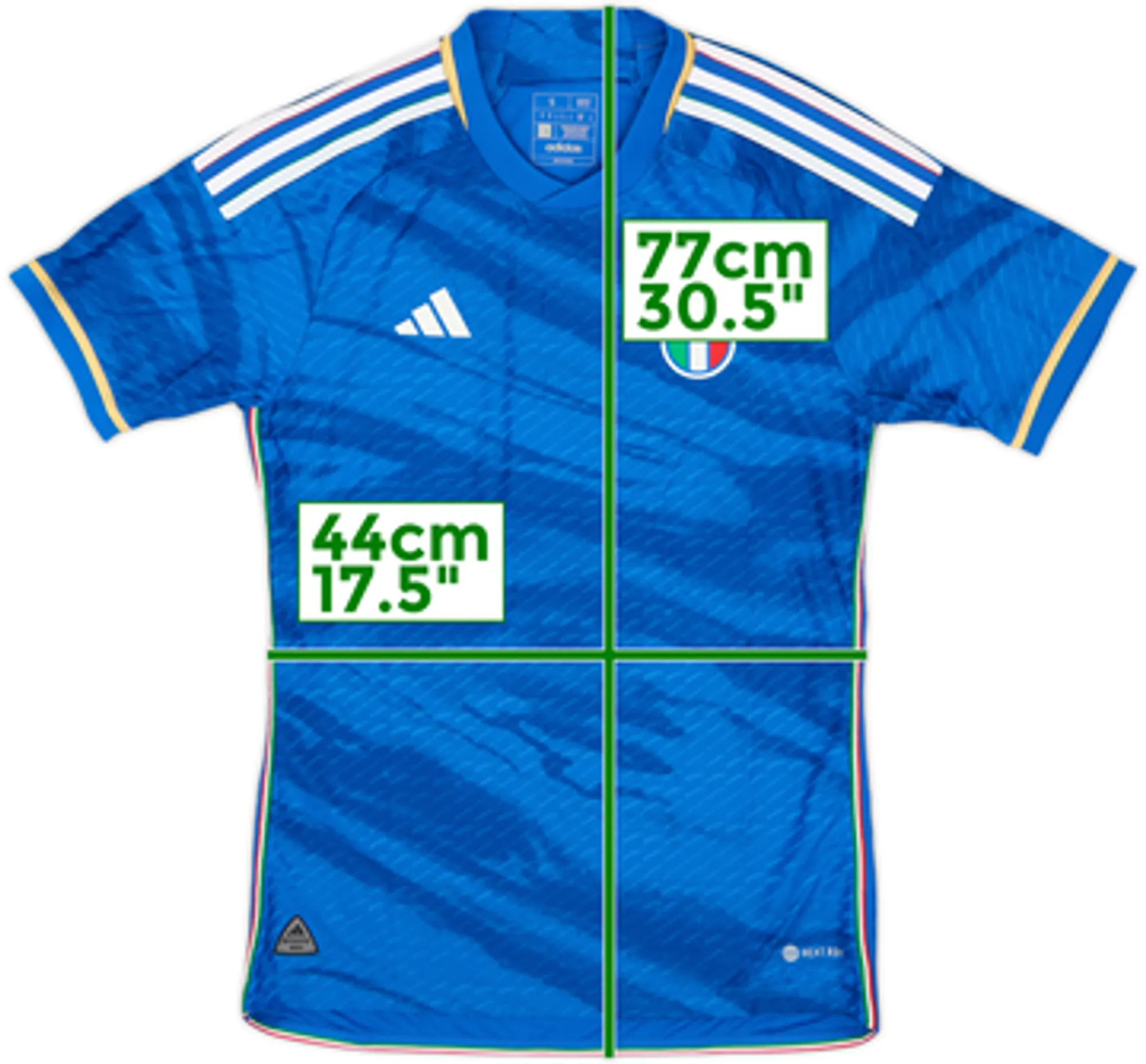 2023-24 Italy Authentic Home Shirt - 10/10 - (S)