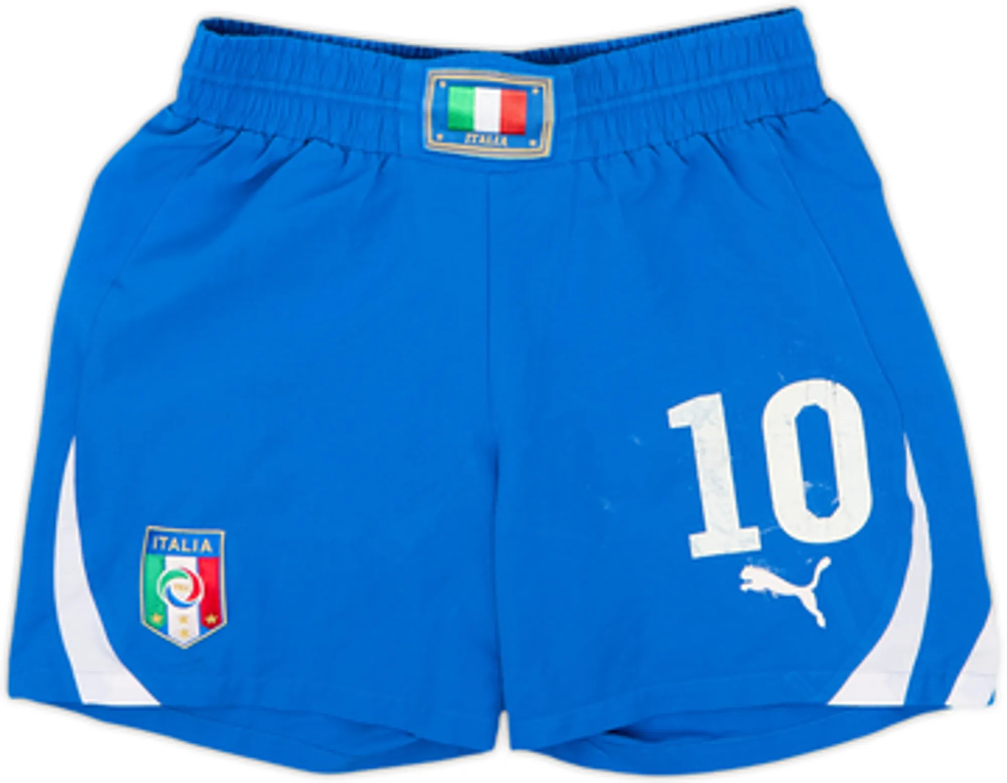 2010-11 Italy Away Shorts #10 - 6/10 - (M)