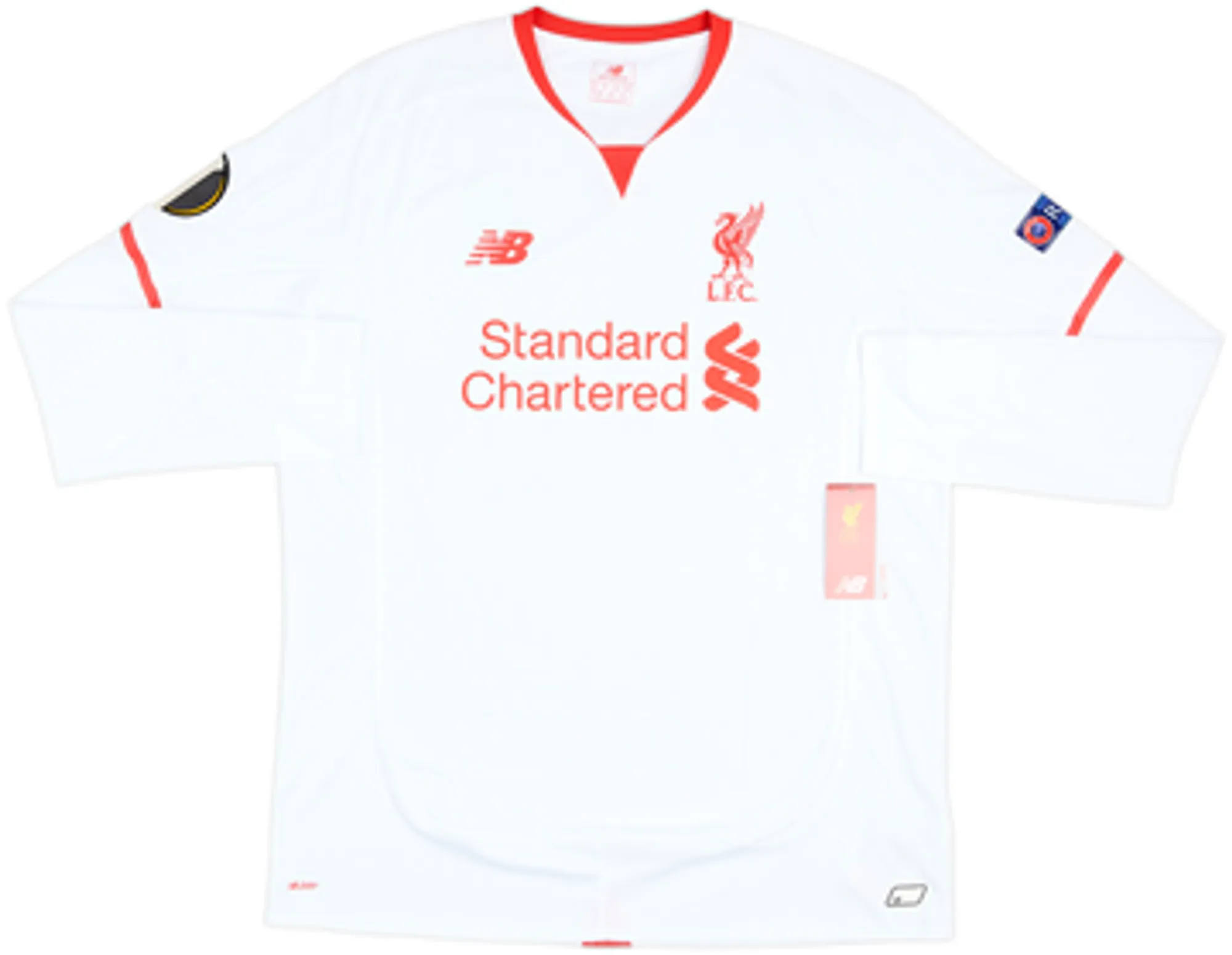 2015-16 Liverpool Away L/S Shirt Flanagan #38 (XL)