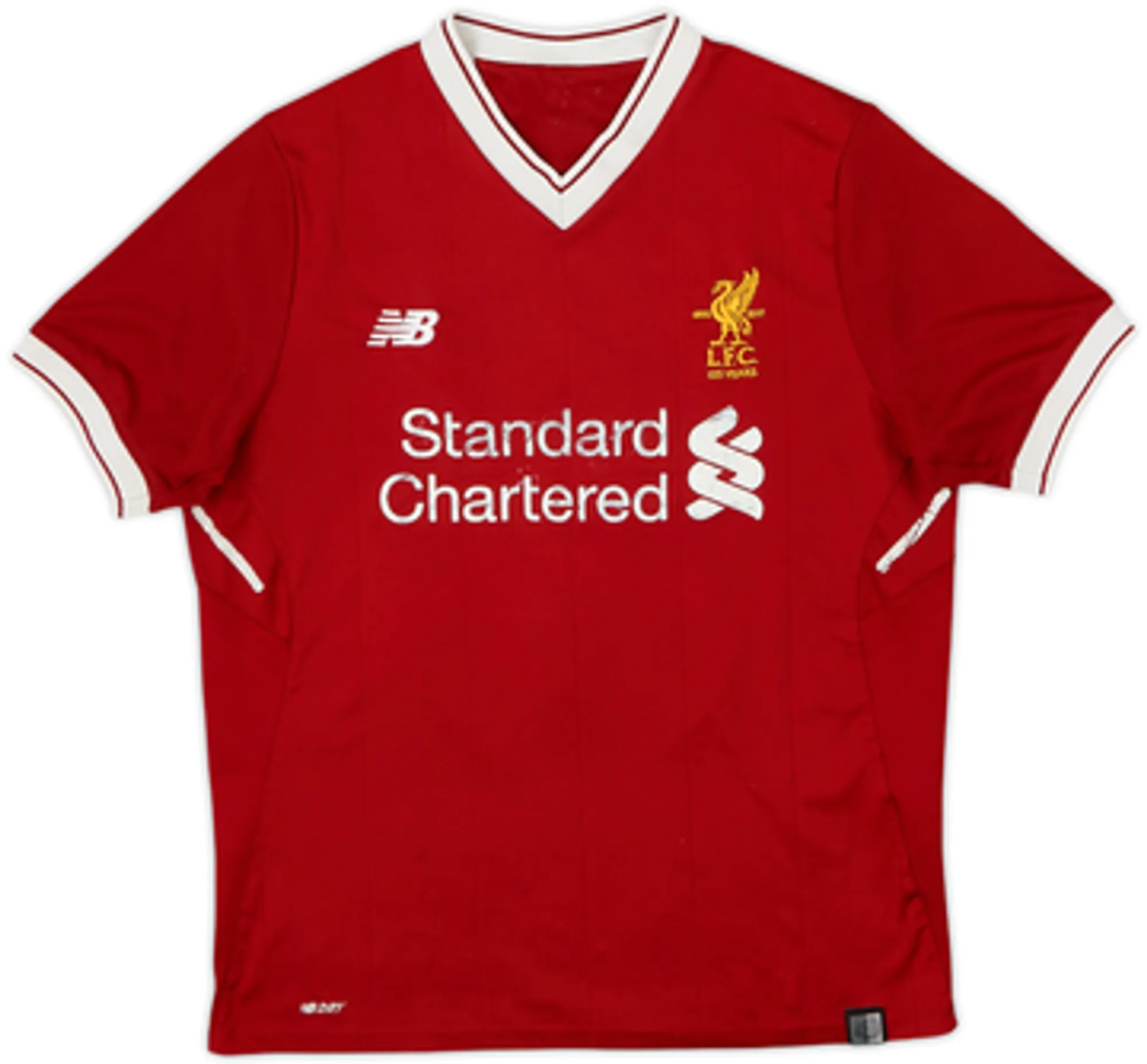 2017-18 Liverpool 125 Years Home Shirt Coutinho #10 - 4/10 - (L.Boys)