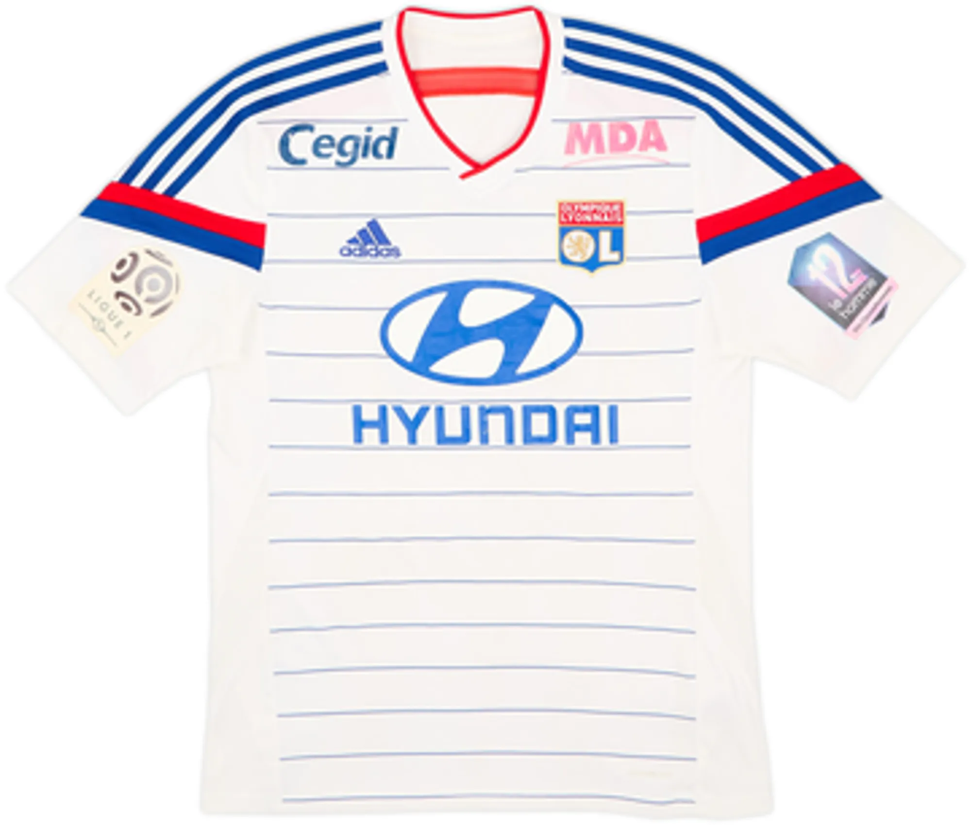 2014-15 Lyon Home Shirt Lacazette #10 - 5/10 - (M)