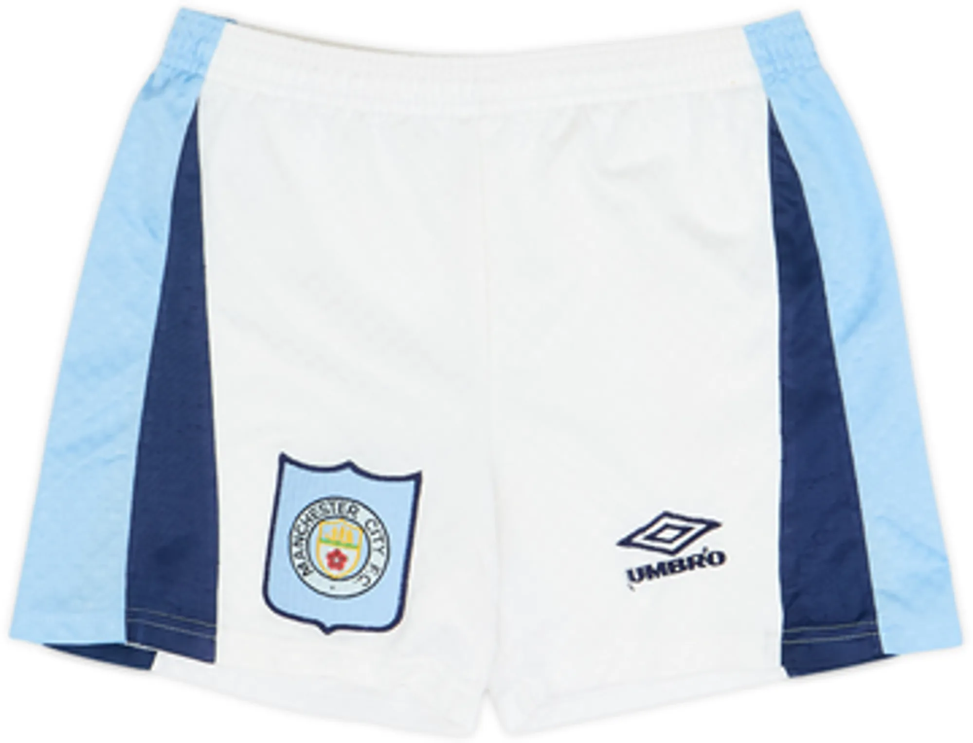1995-97 Manchester City Home Shorts - 8/10 - (S.Boys)