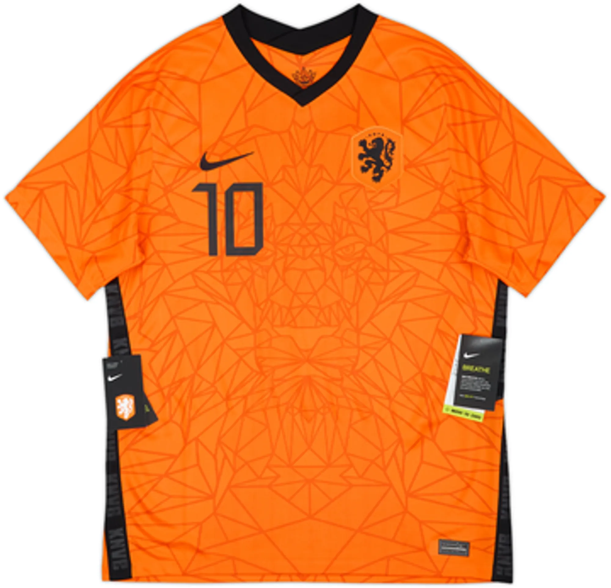 2020-21 Netherlands Home Shirt Memphis #10 (L)