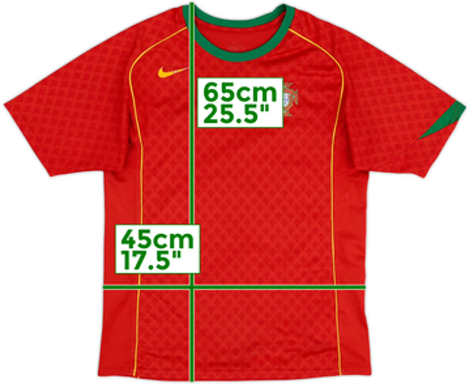 2004-06 Portugal Basic Home Shirt - 6/10 - (XL.Boys)
