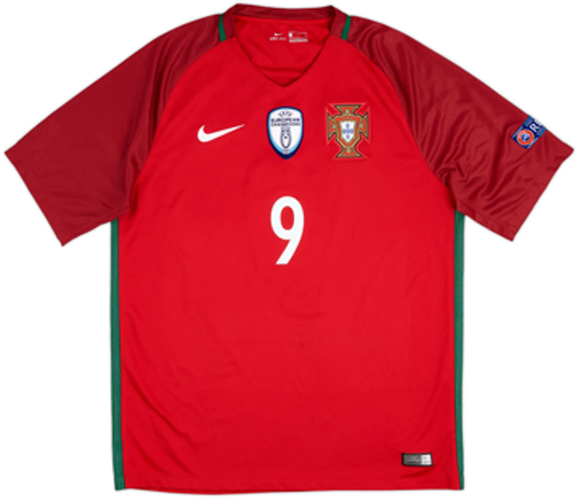 2016-18 Portugal Home Shirt Andre Silva #9 - 8/10 - (L)